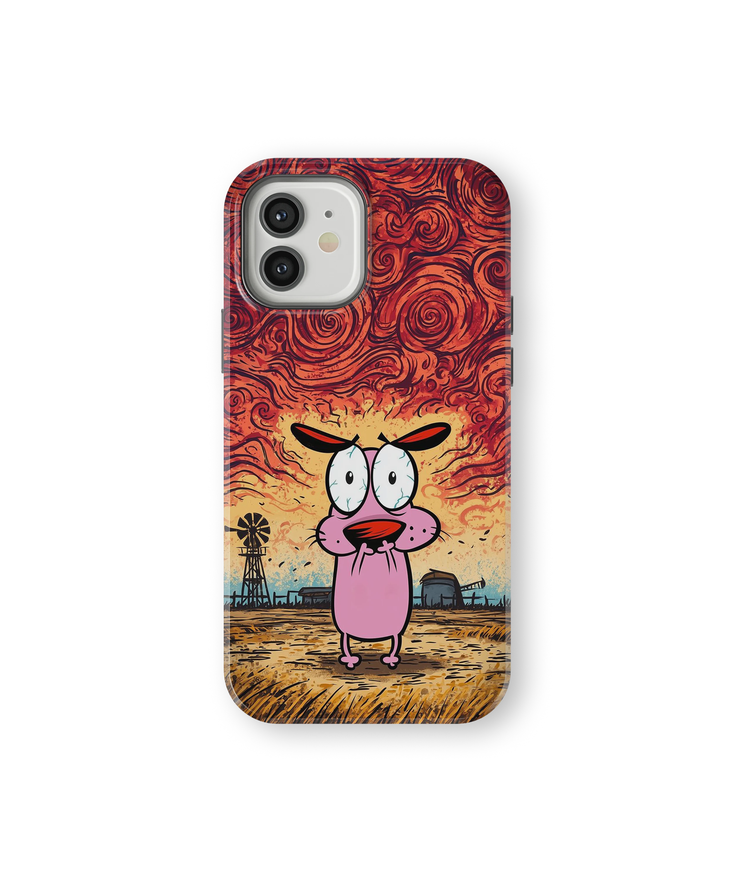 Coque iPhone – Design Courage le Chien