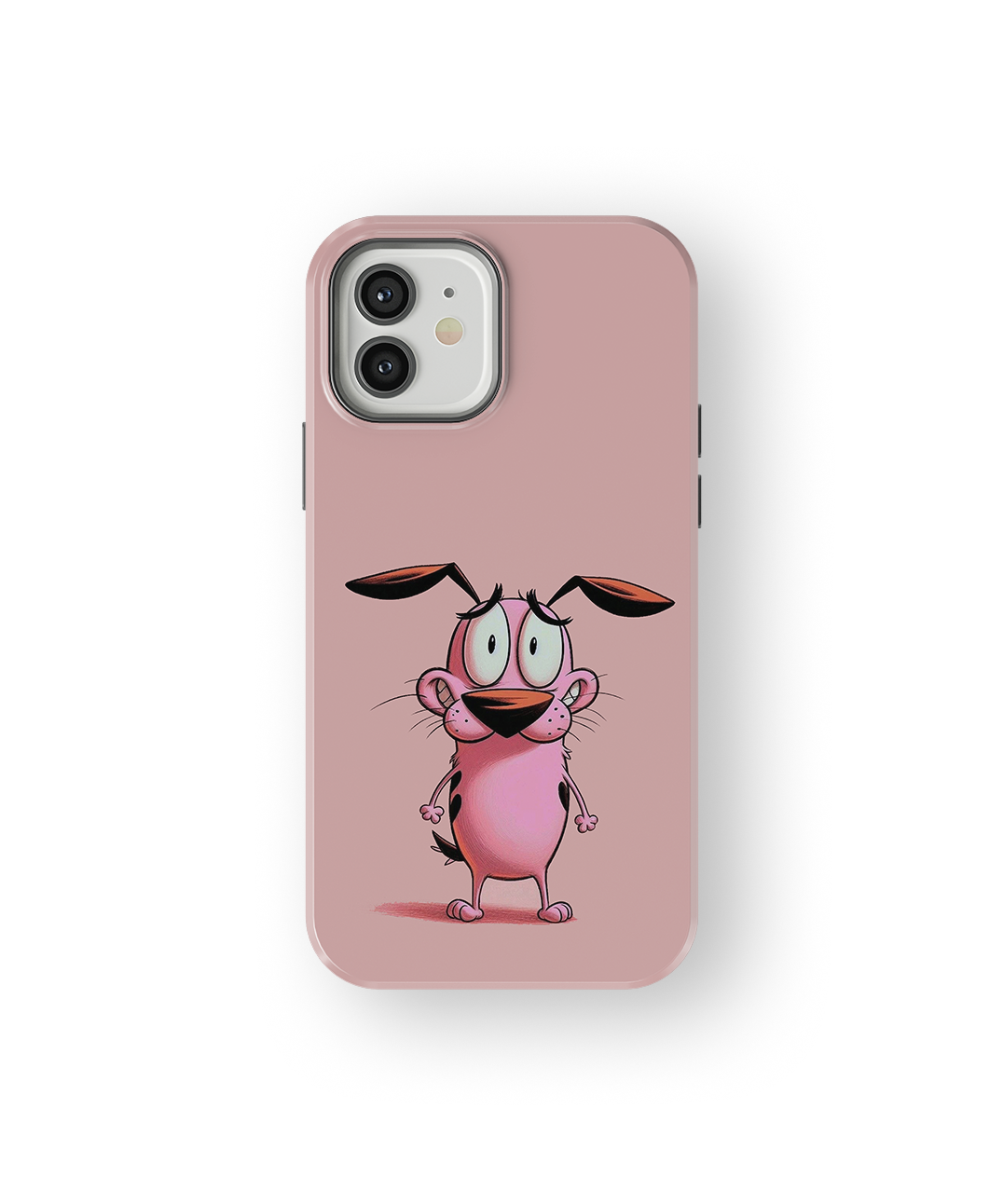 Coque iPhone – Design Courage le Chien