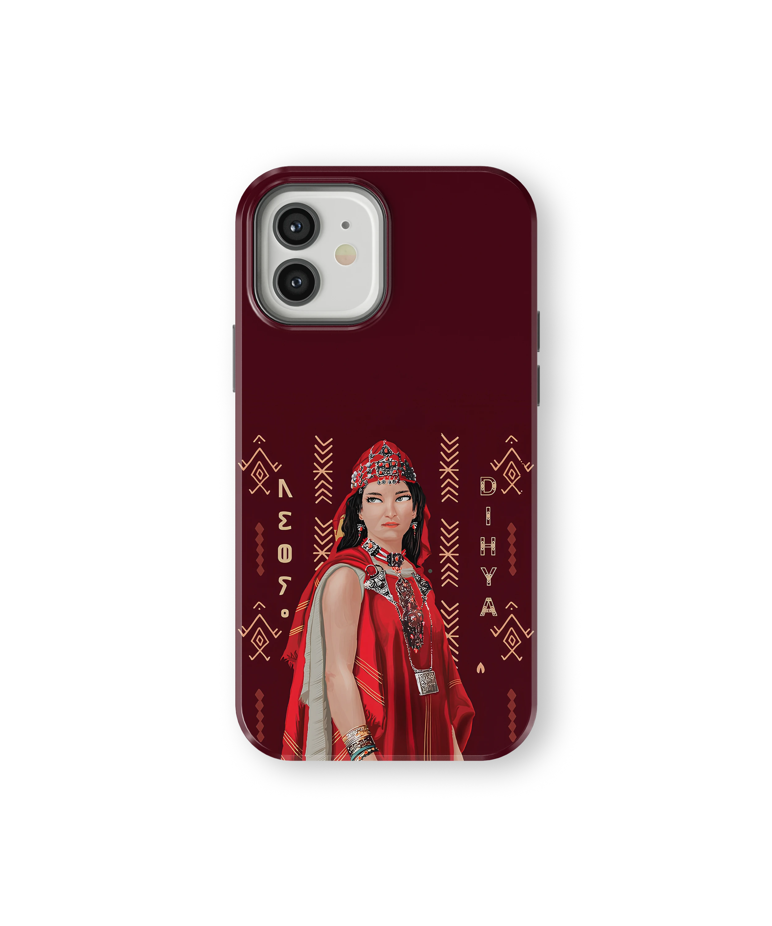 Coque iPhone – Design Amazigh Traditionnel “Dihya”