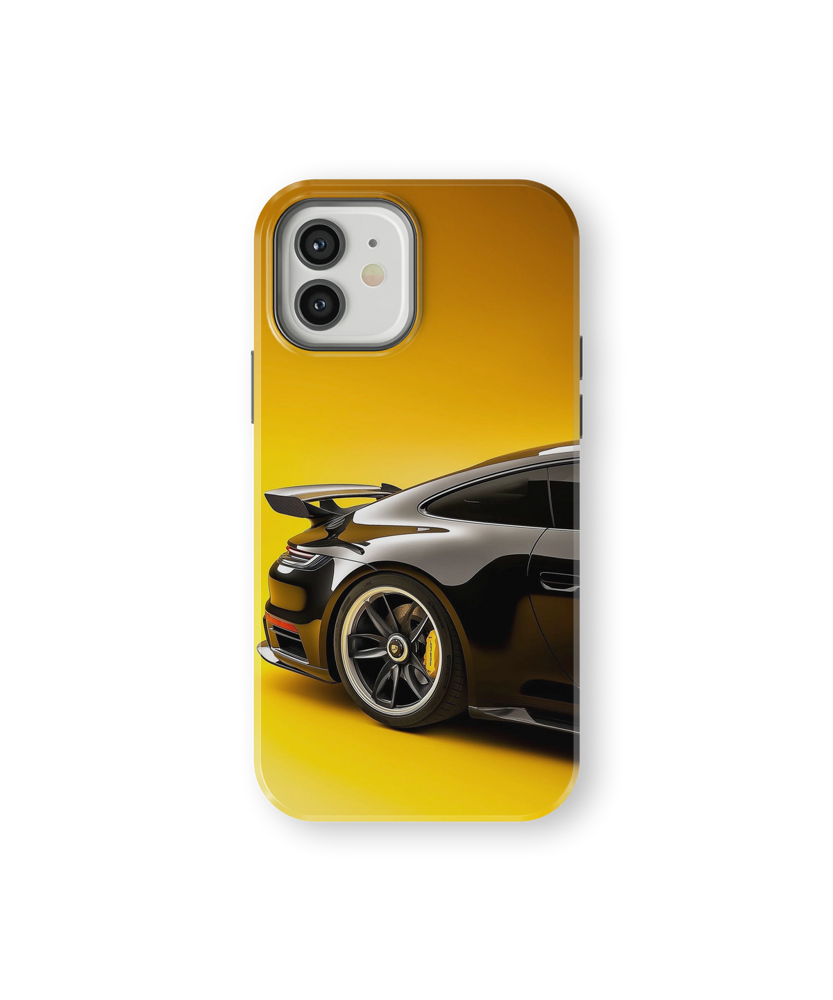 Coque iPhone – Porsche 911 Black & Yellow