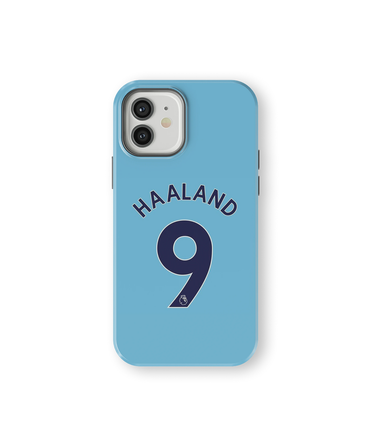 Coque iPhone Haaland – Design Bleu | Manchester City