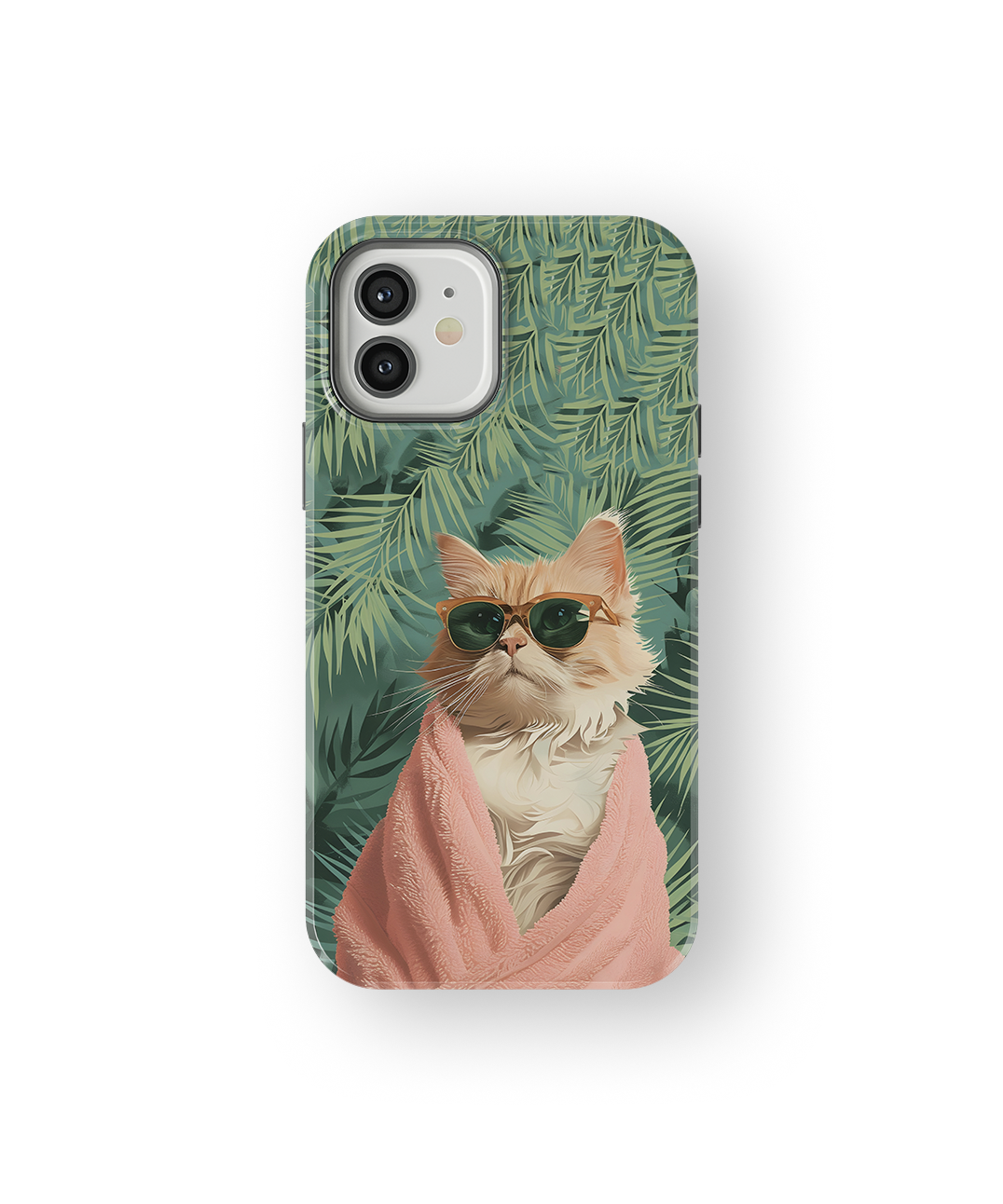 Coque iPhone – Chat Stylé Tropica