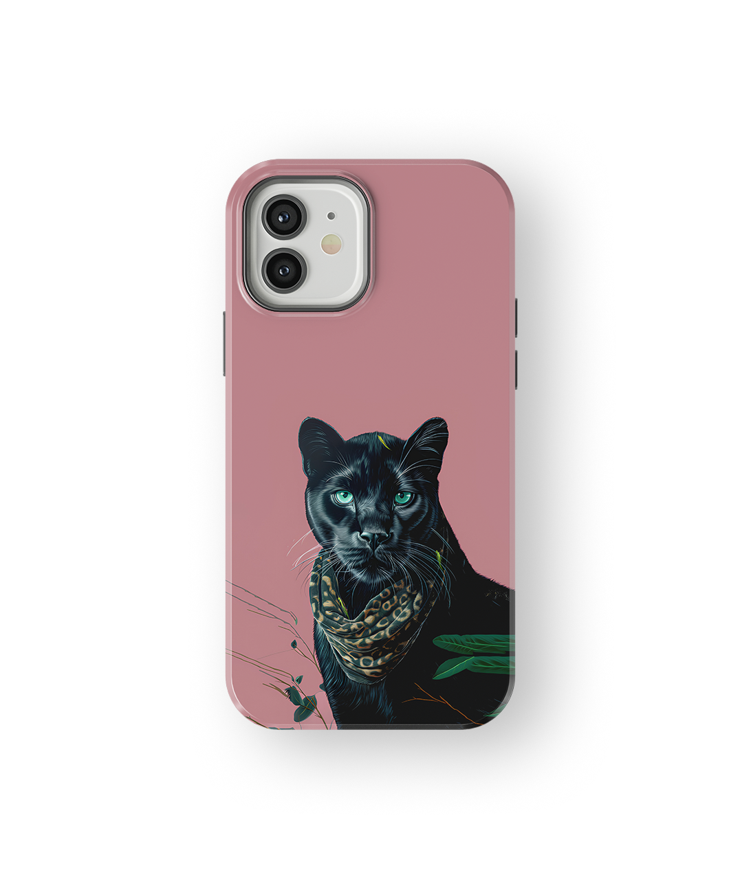 Coque iPhone – Panthère Noire Élégante