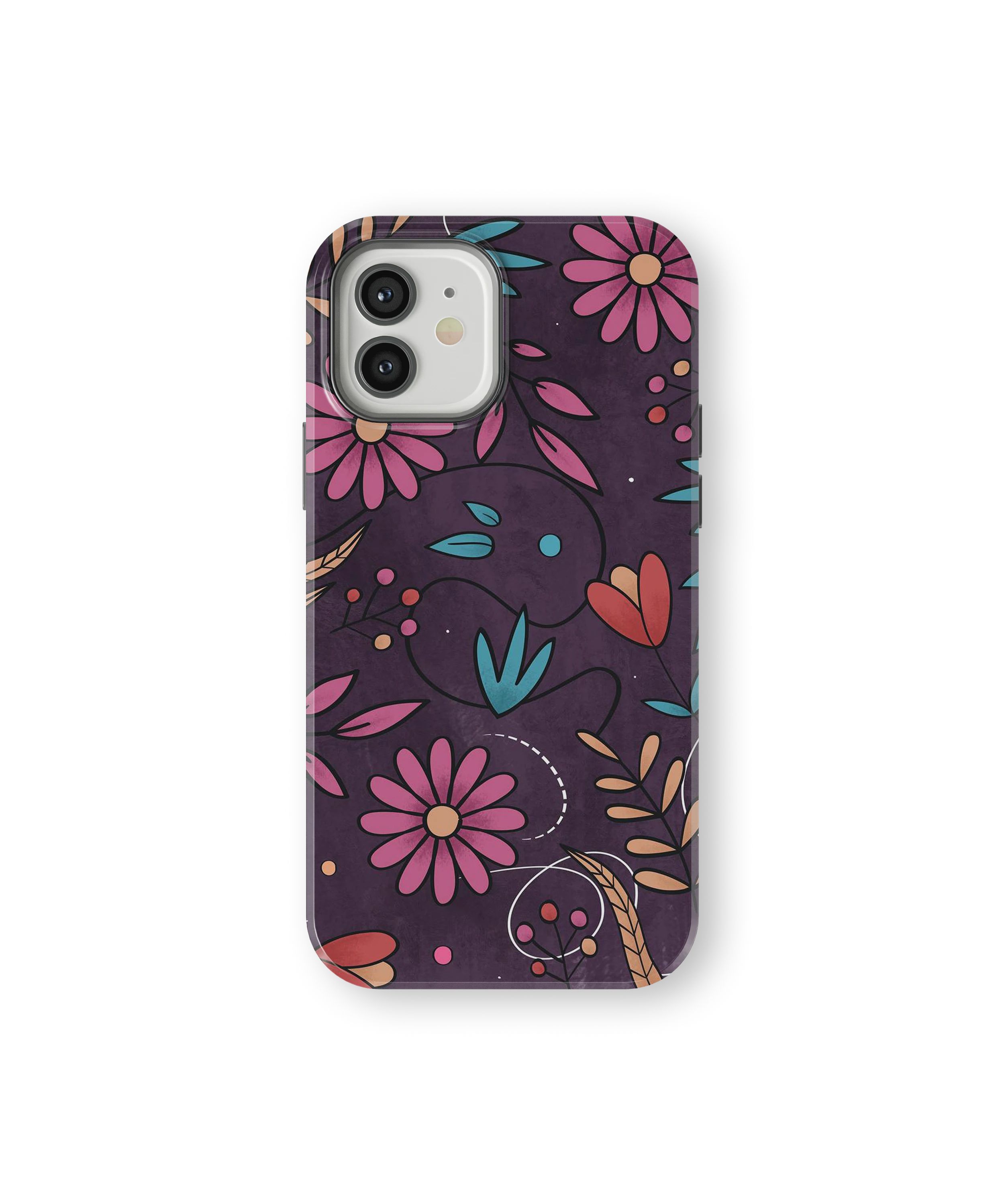 Coque iPhone – Design Floral Élégant & Coloré