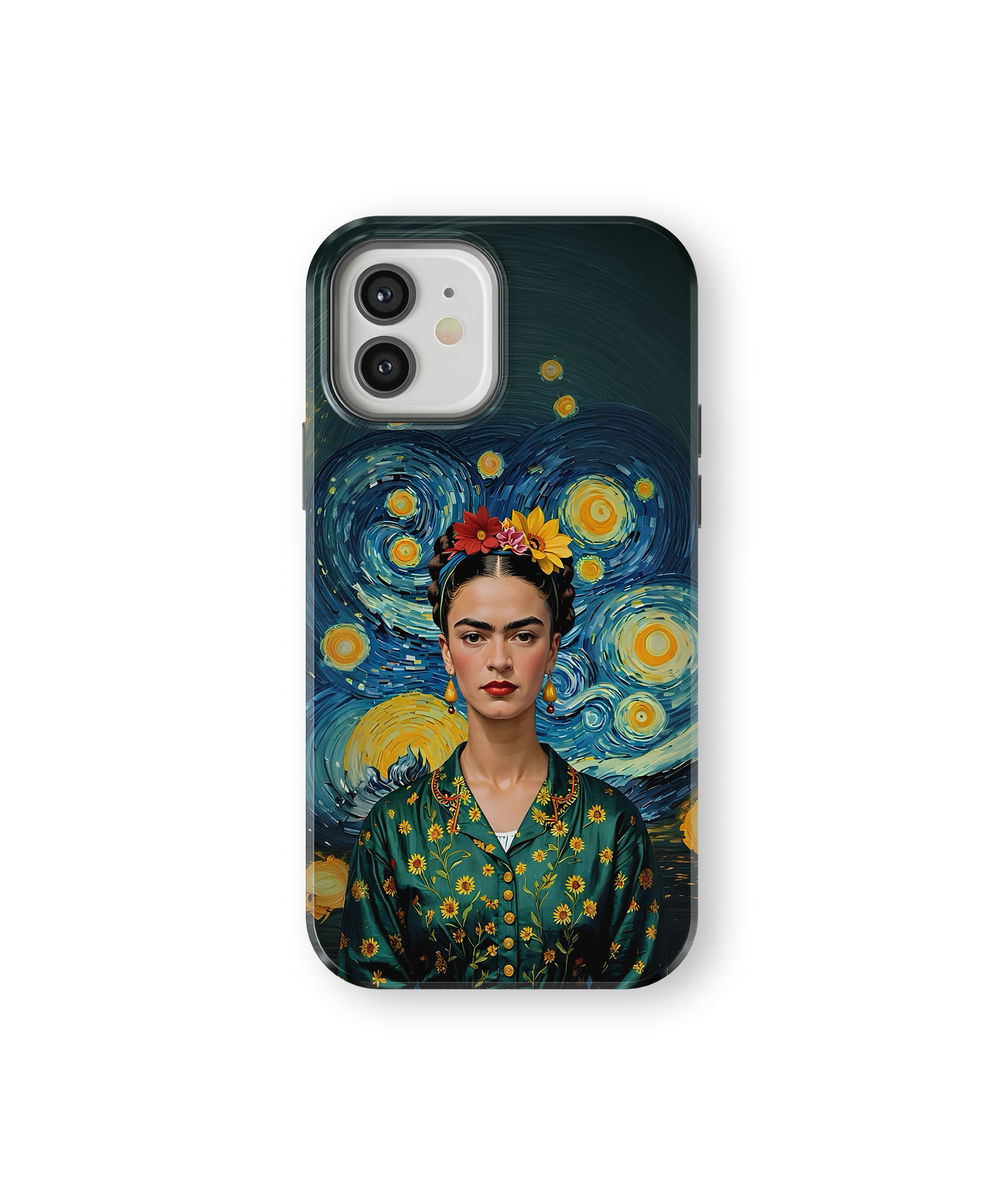 Coque iPhone – Portrait Artistique Inspiré de Frida Kahlo