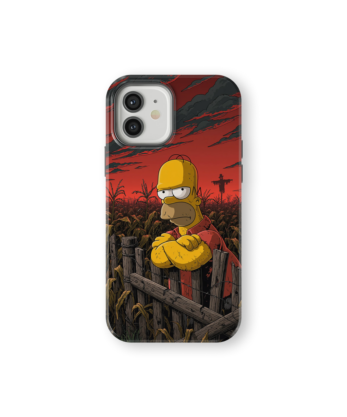 Coque iPhone Homer Simpson – Design Dark Red | Les Simpson
