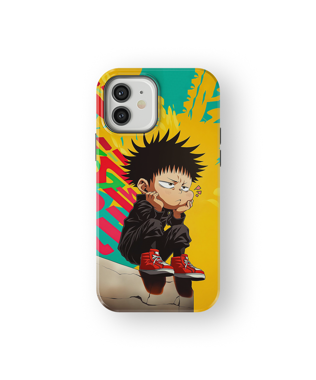 Coque iPhone Anime – Megumi Fushiguro Street Style