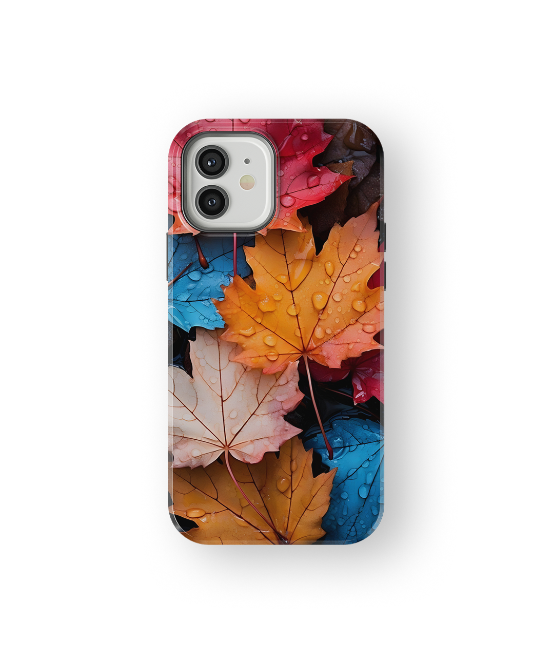 Coque iPhone – Design Feuilles Automne Colorées