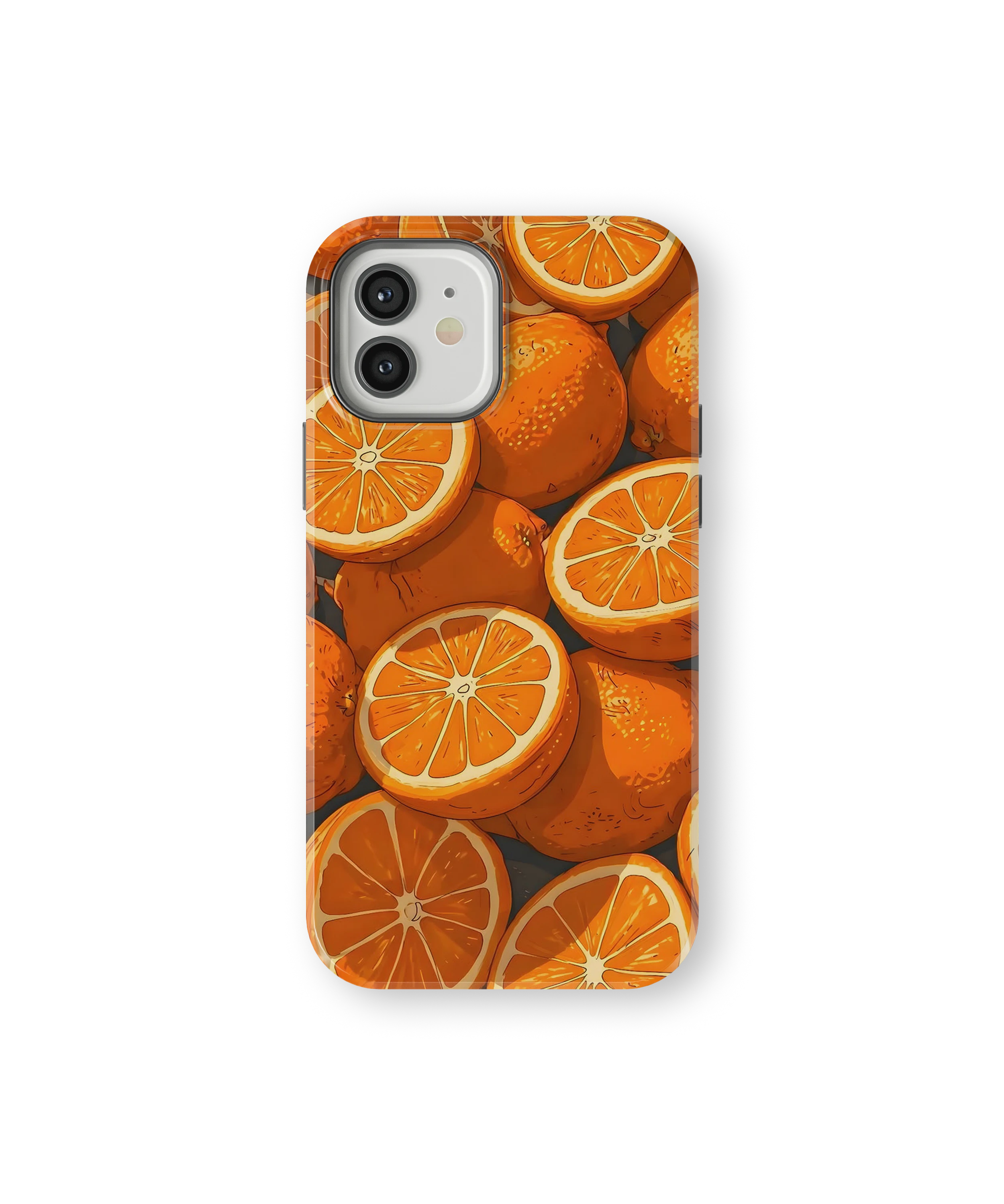 Coque iPhone Motif Oranges Fraîches