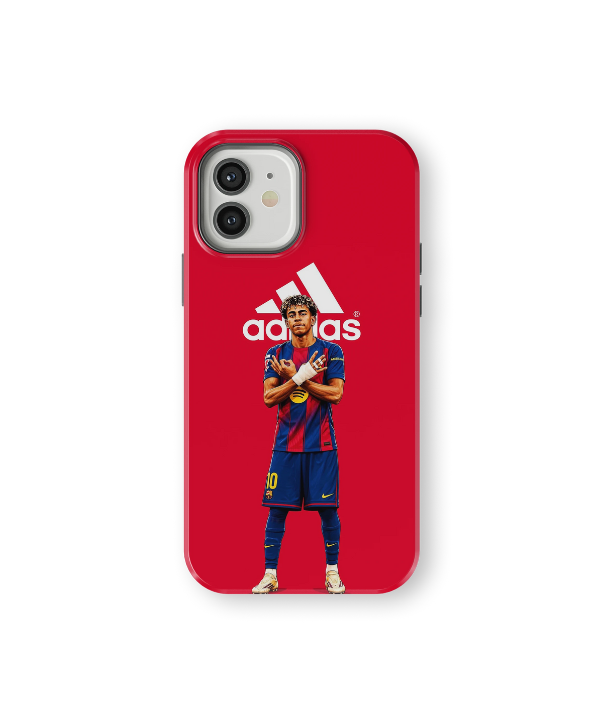 Coque iPhone – Design Foot Barcelona Red