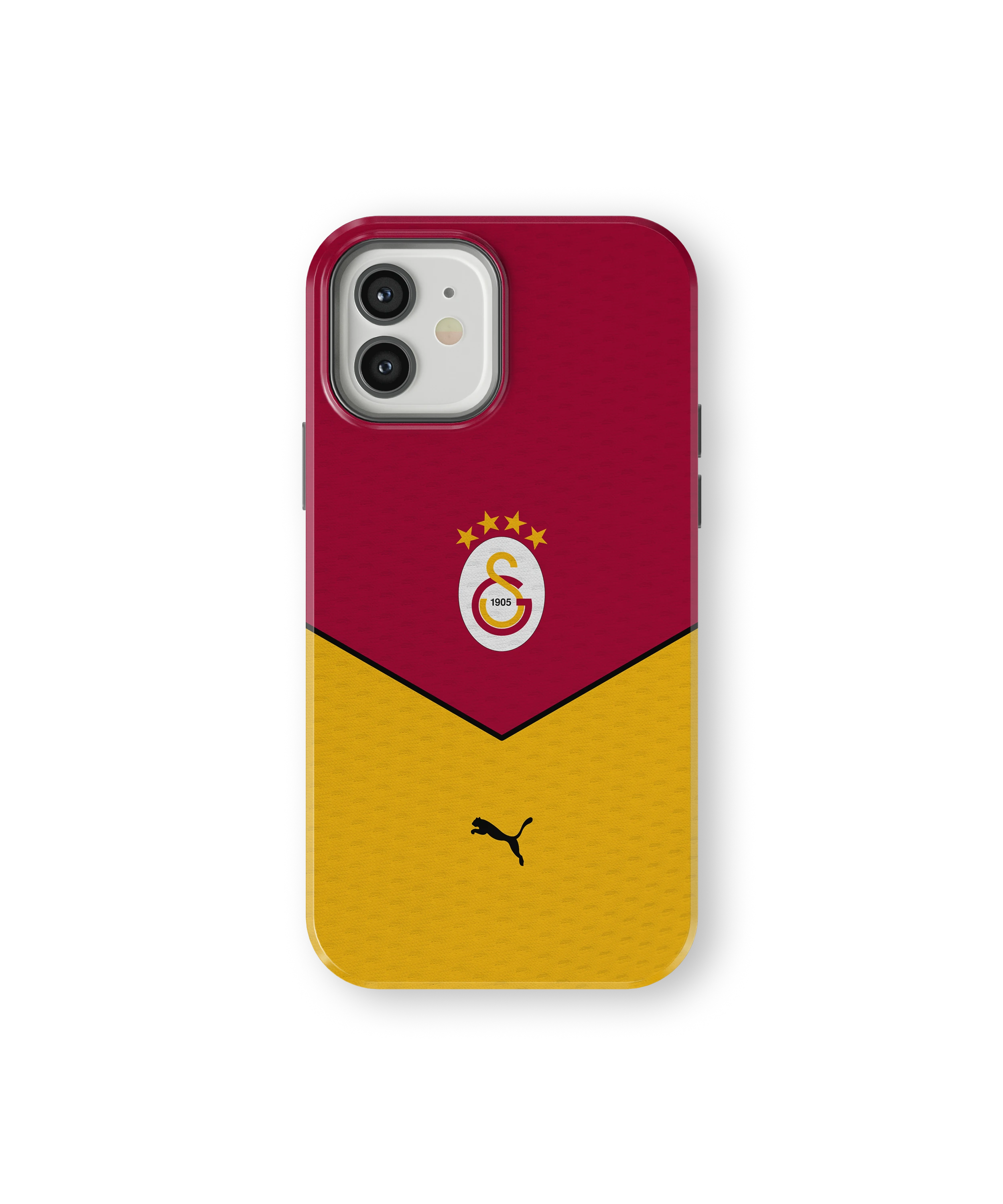 Coque iPhone – Style Maillot Galatasaray Rouge & Jaune