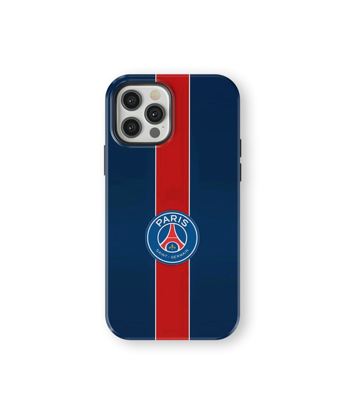 Coque iPhone Paris Saint-Germain – Bleu et rouge | PSG