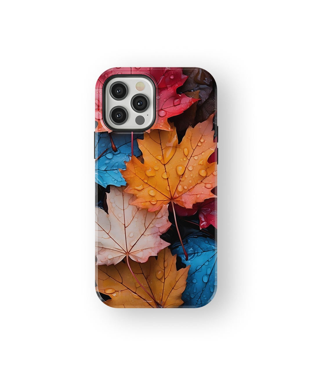 Coque iPhone – Design Feuilles Automne Colorées