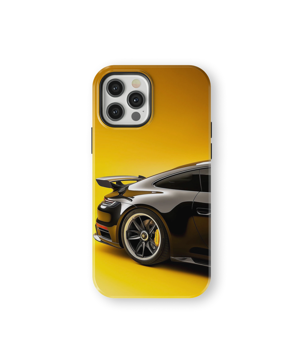 Coque iPhone – Porsche 911 Black & Yellow