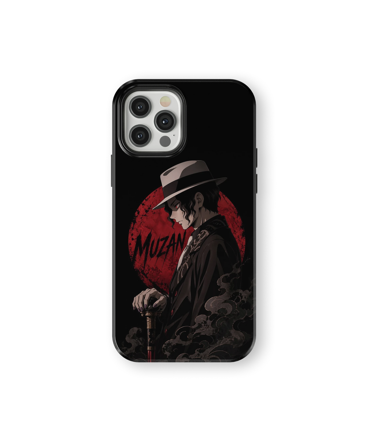 Coque iPhone – Muzan Kibutsuji Red Moon | Demon Slayer