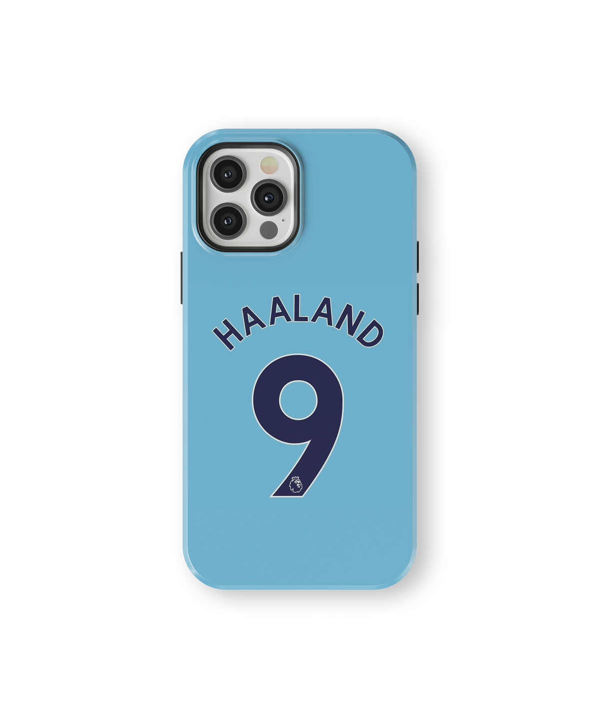 Coque iPhone Haaland – Design Bleu | Manchester City