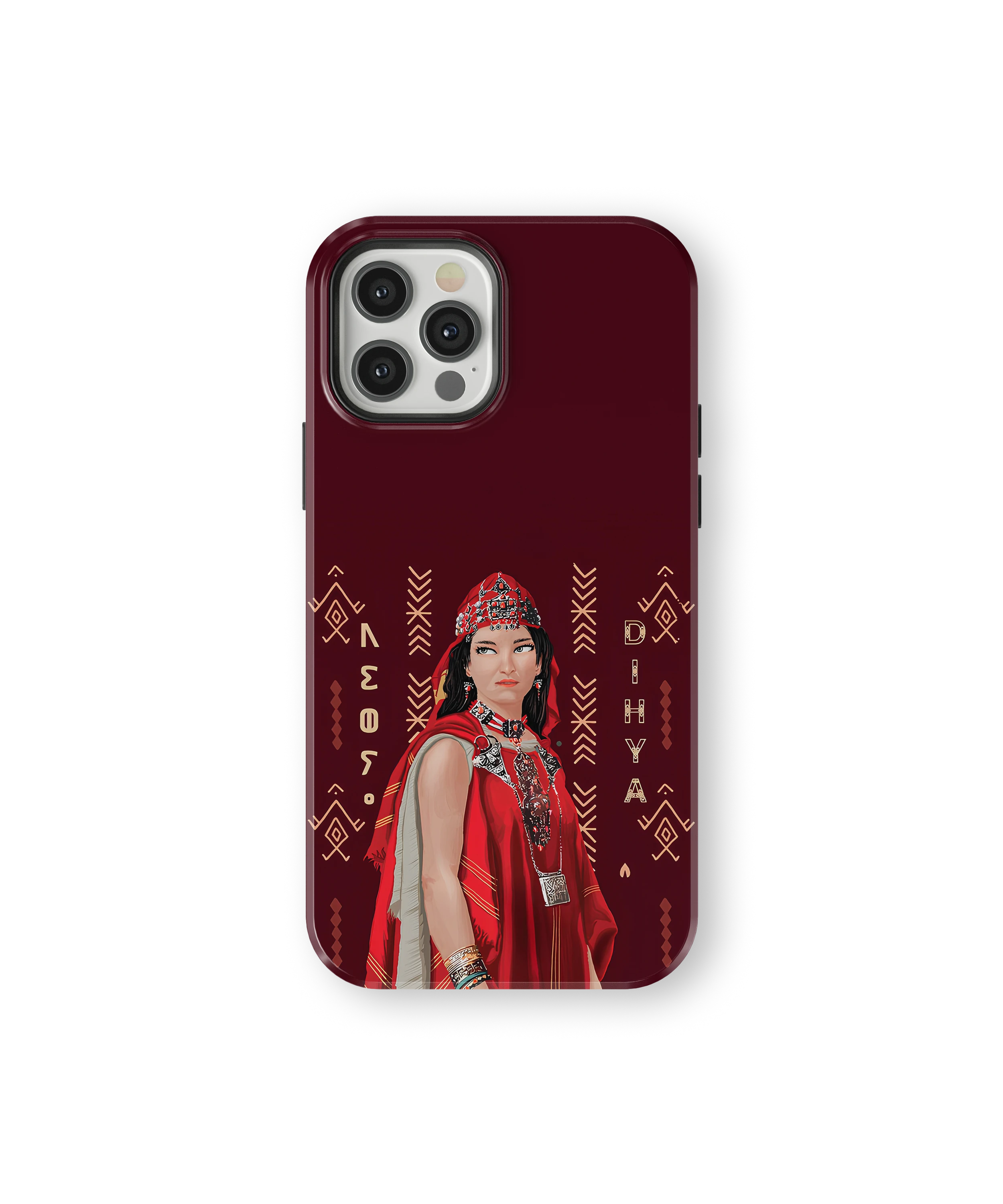 Coque iPhone – Design Amazigh Traditionnel “Dihya”