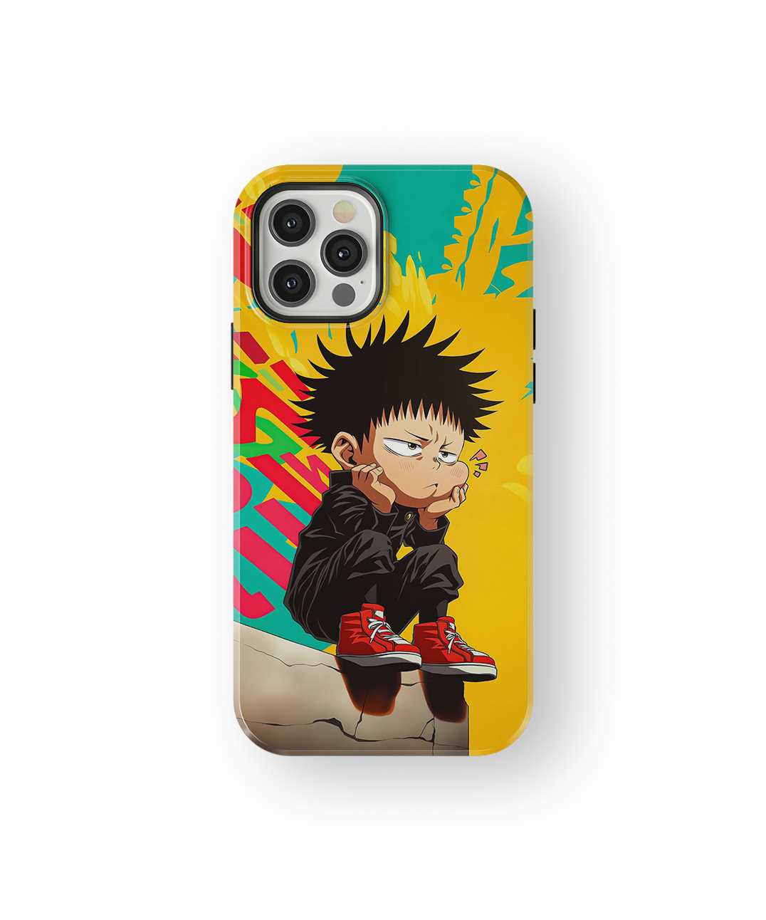 Coque iPhone Anime – Megumi Fushiguro Street Style