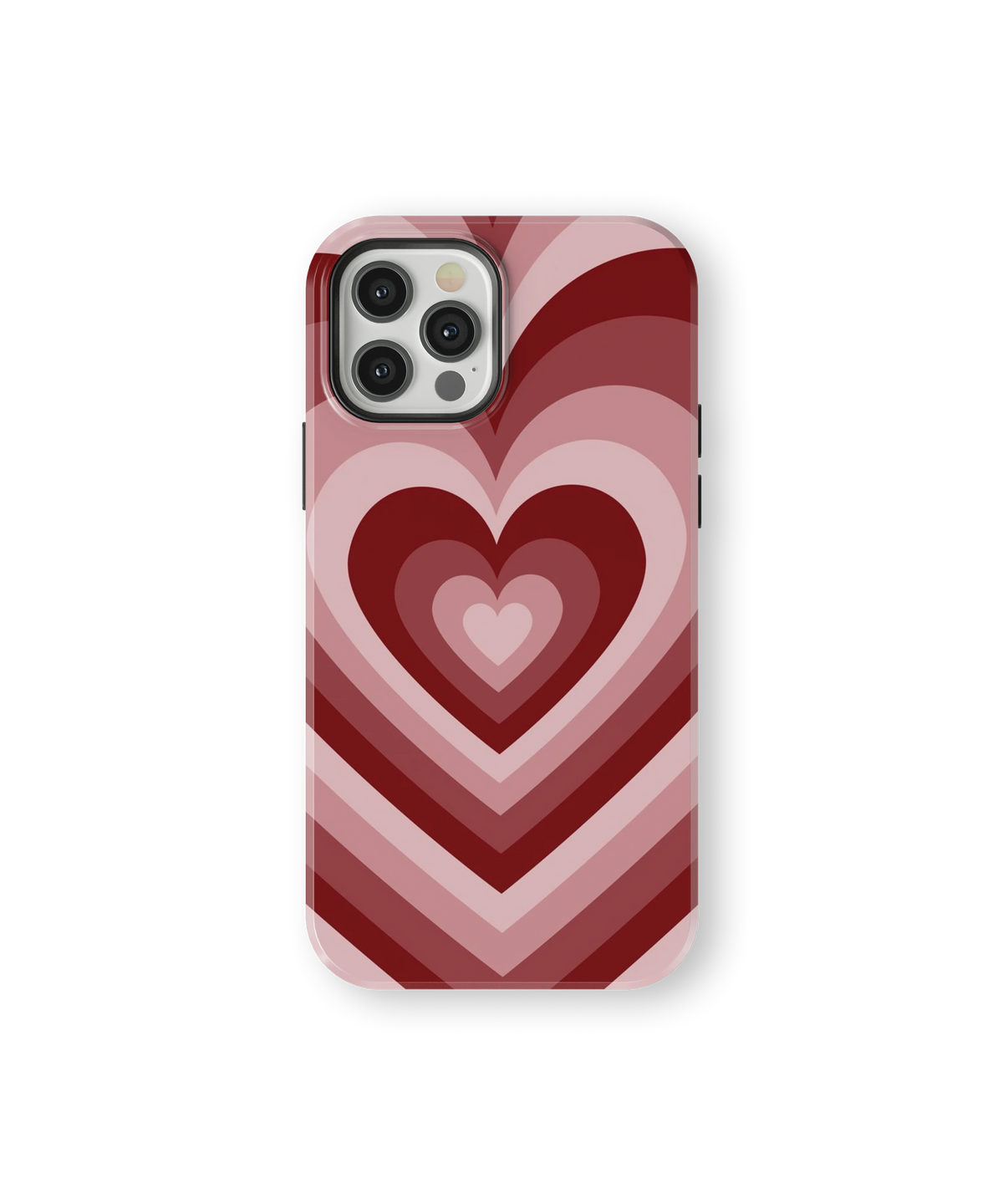 Coque iPhone – Design Cœurs Empilés