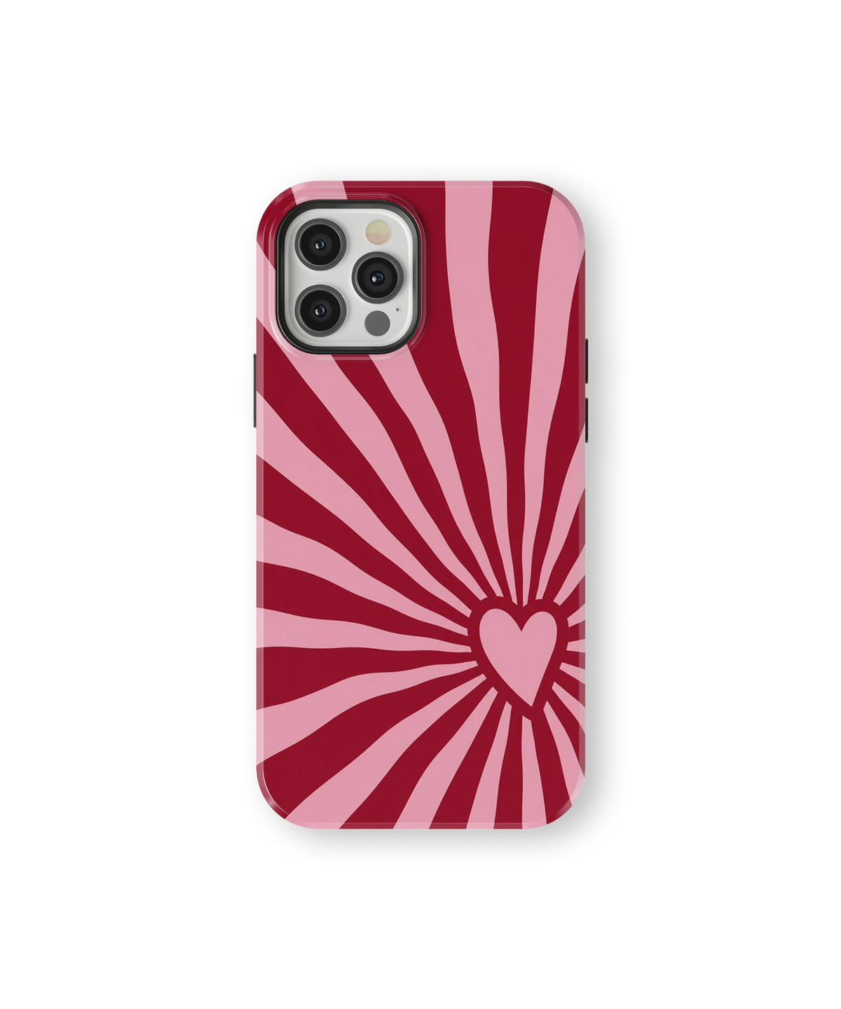Coque iPhone – Design Cœur Pop Rose