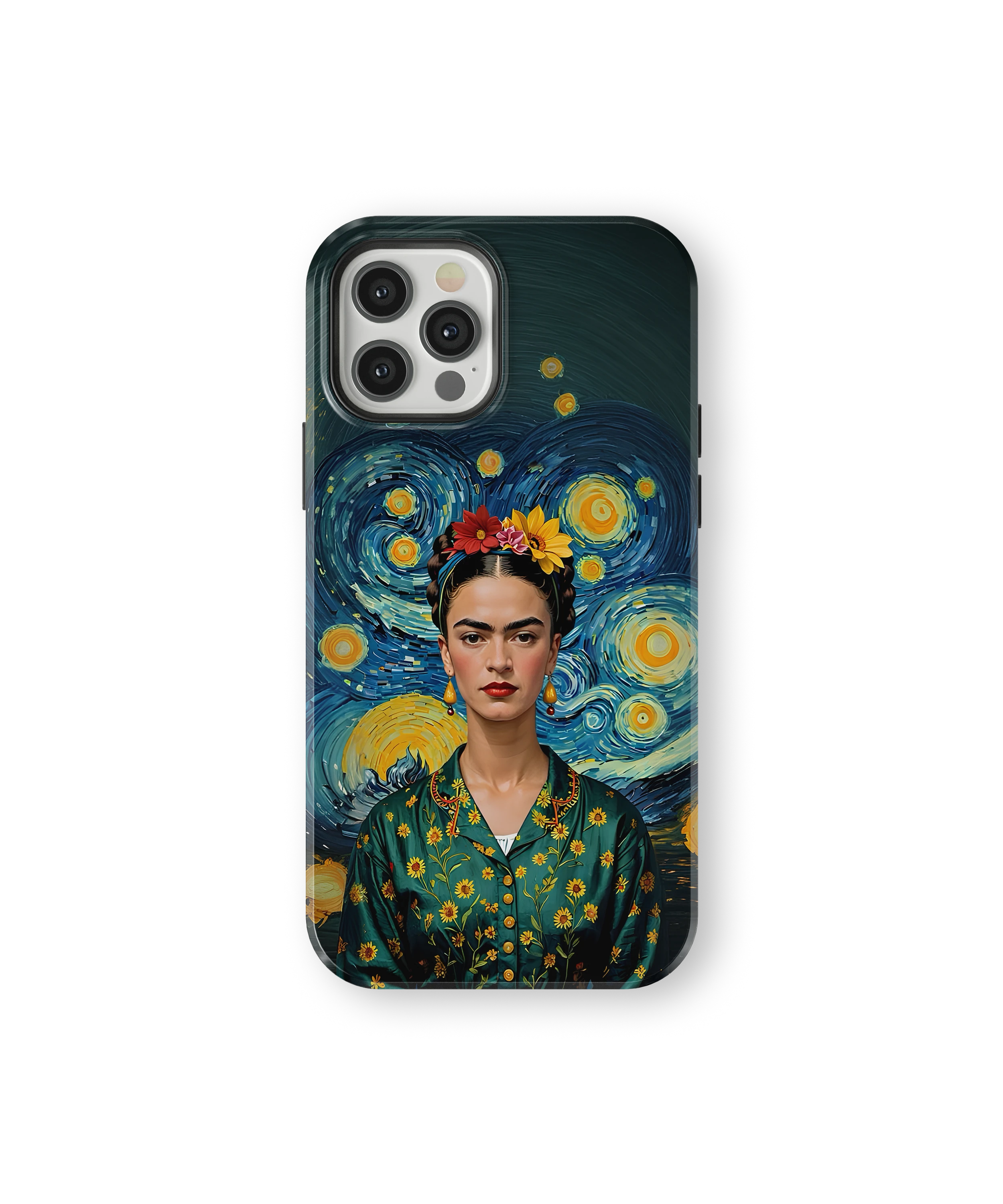 Coque iPhone – Portrait Artistique Inspiré de Frida Kahlo