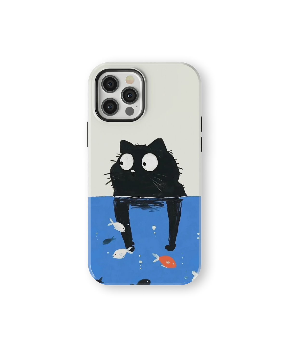 Coque iPhone – Design Chat Noir Océan