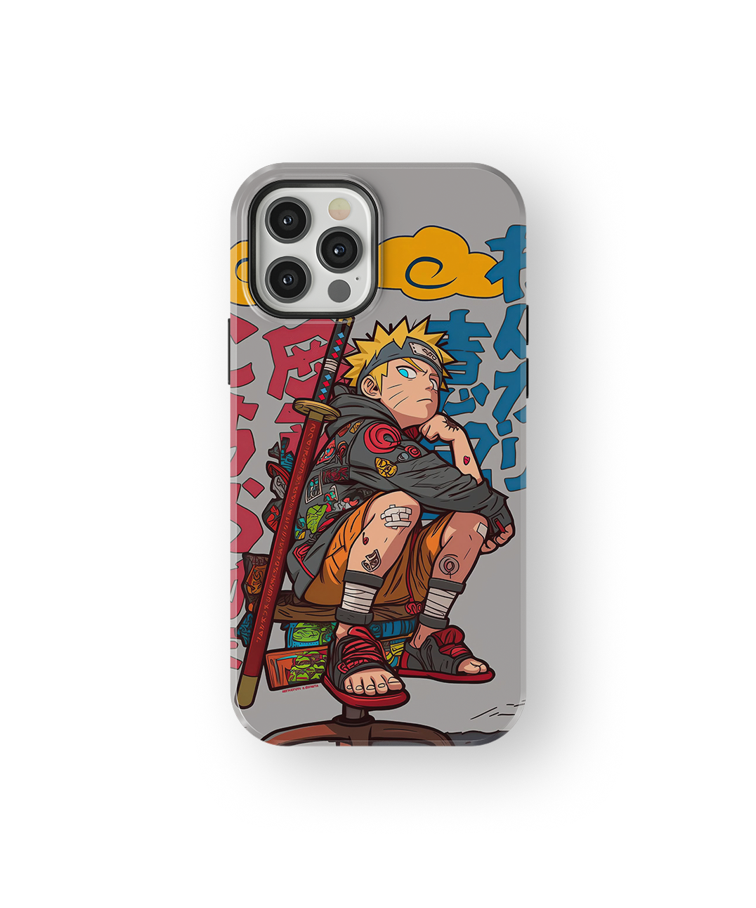 Coque iPhone Anime – Design Naruto Uzumaki Style Street Art