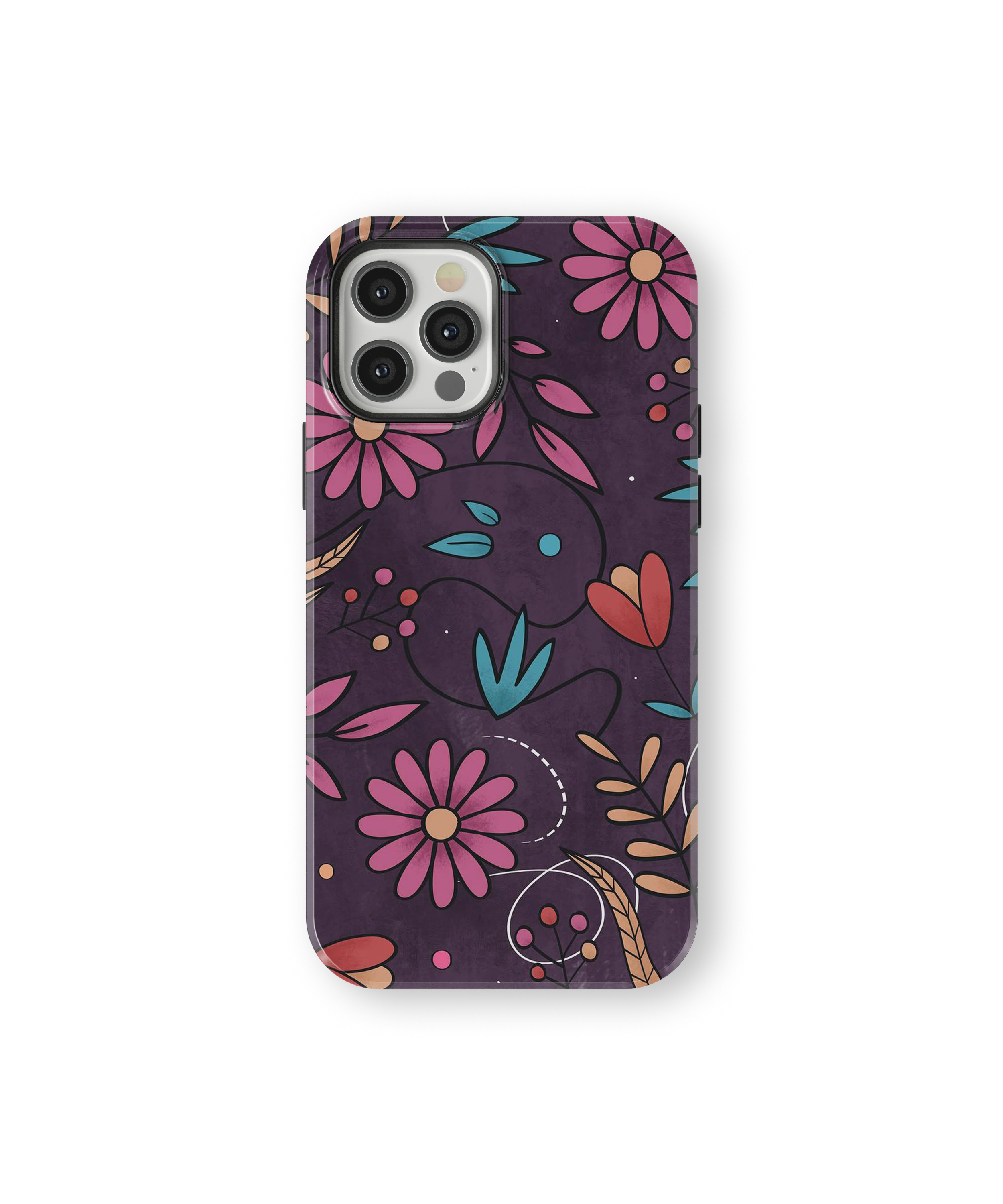 Coque iPhone – Design Floral Élégant & Coloré