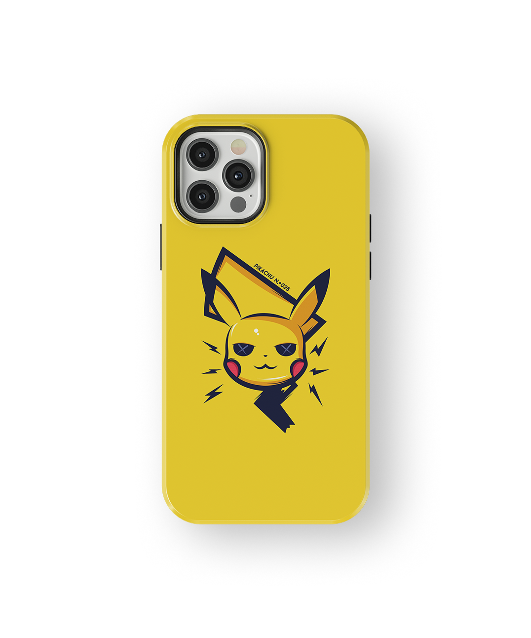 Coque iPhone – Pikachu Minimaliste & Électrique