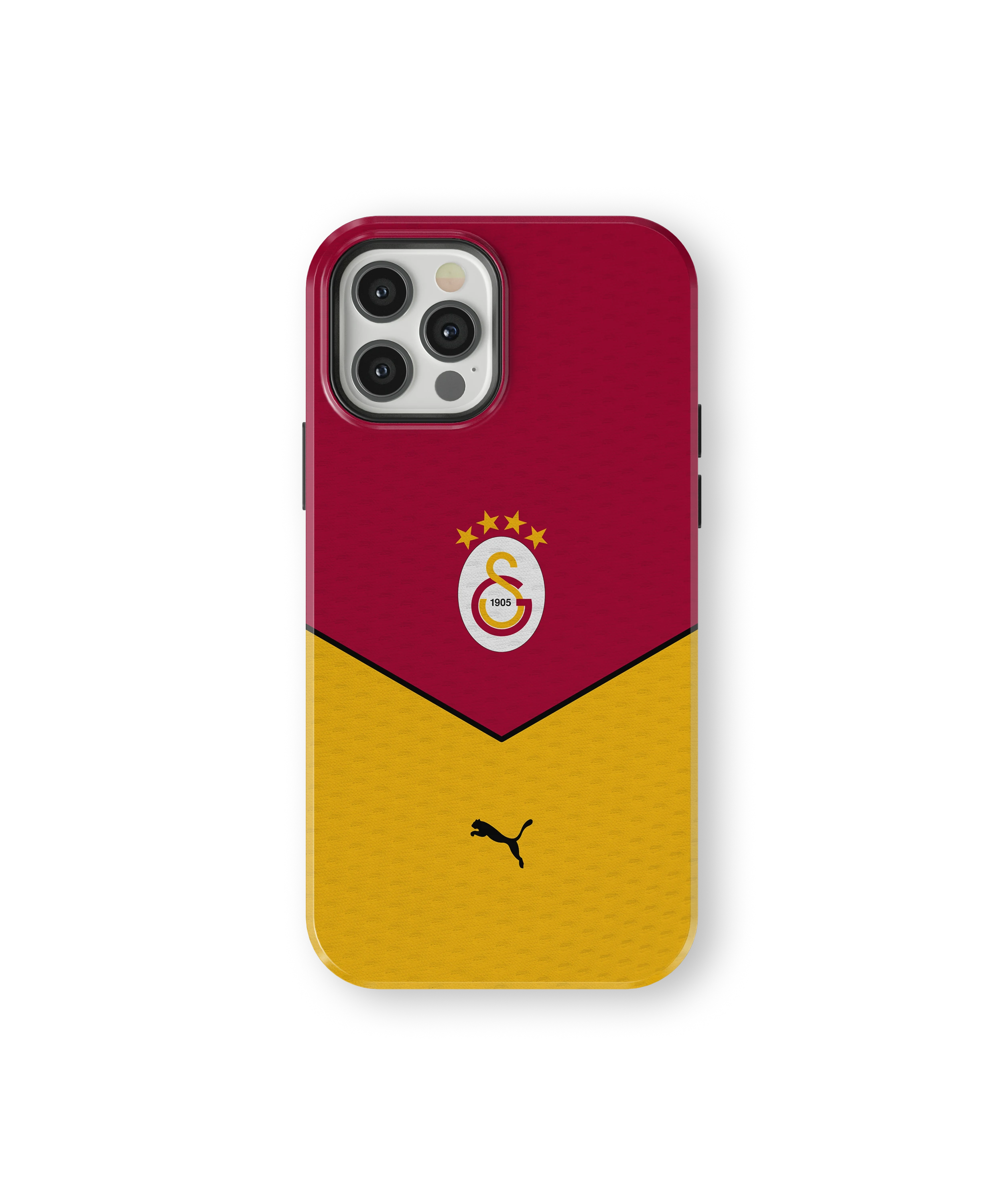Coque iPhone – Style Maillot Galatasaray Rouge & Jaune