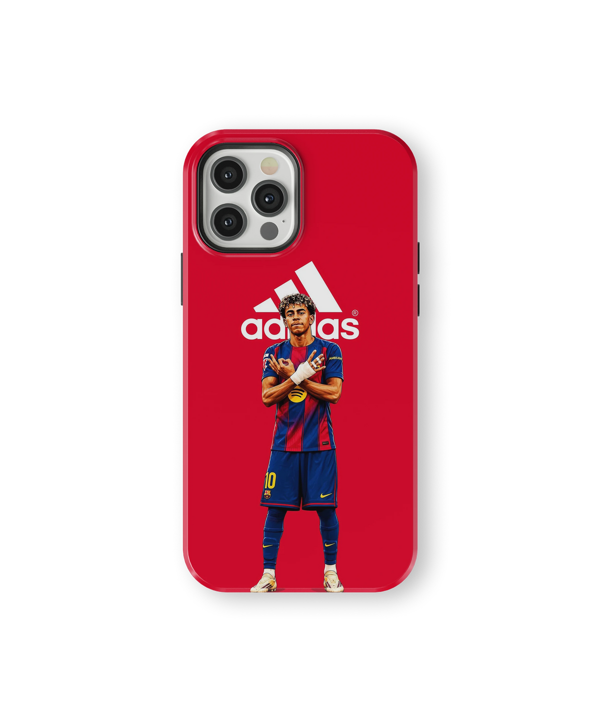 Coque iPhone – Design Foot Barcelona Red