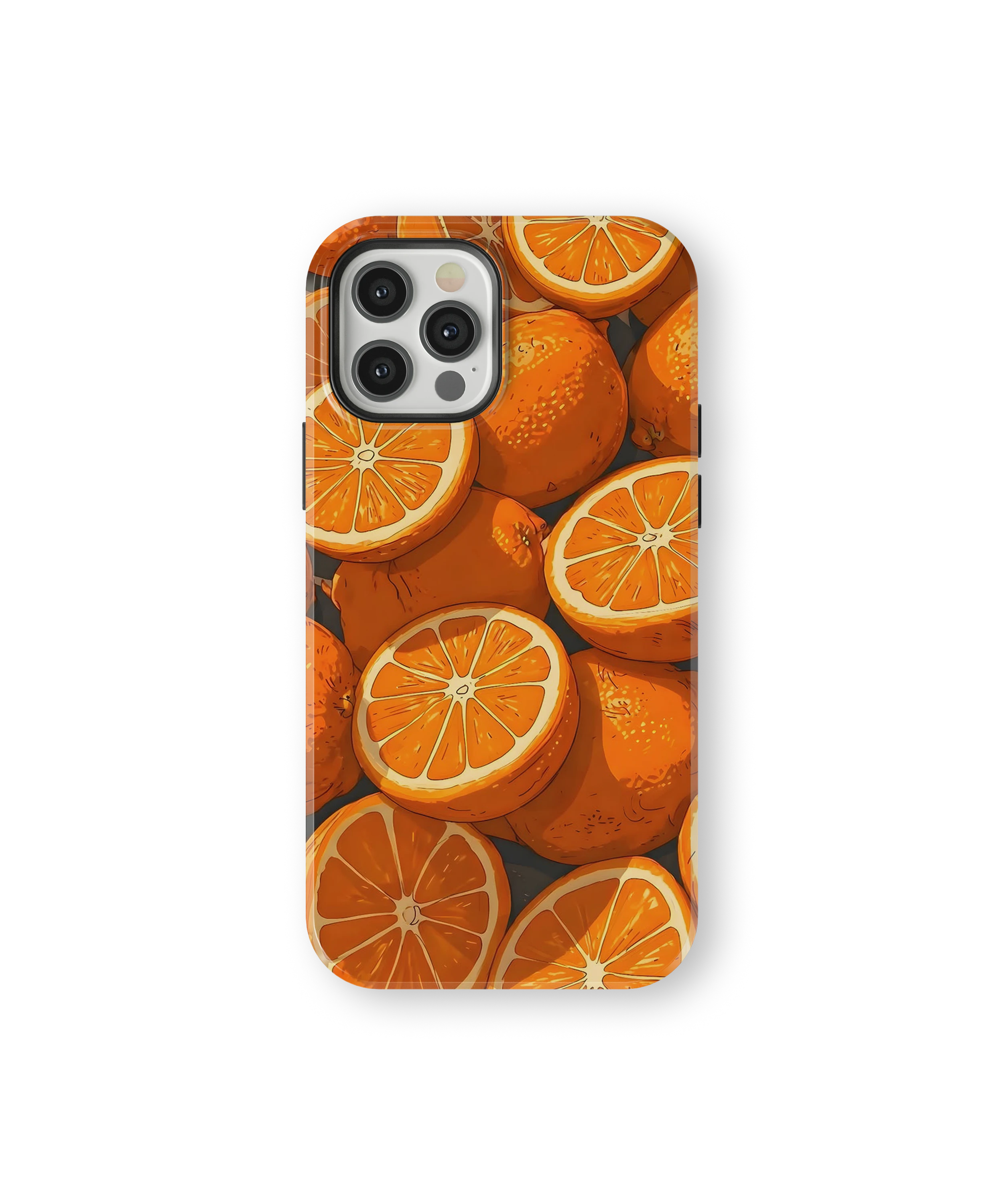 Coque iPhone Motif Oranges Fraîches