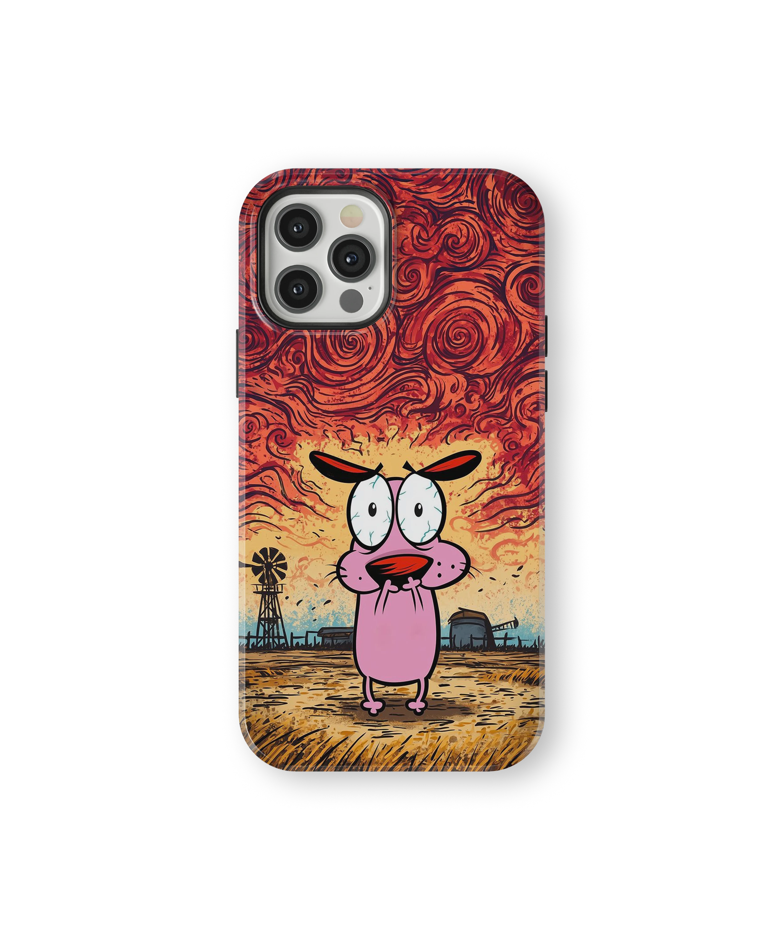 Coque iPhone – Design Courage le Chien
