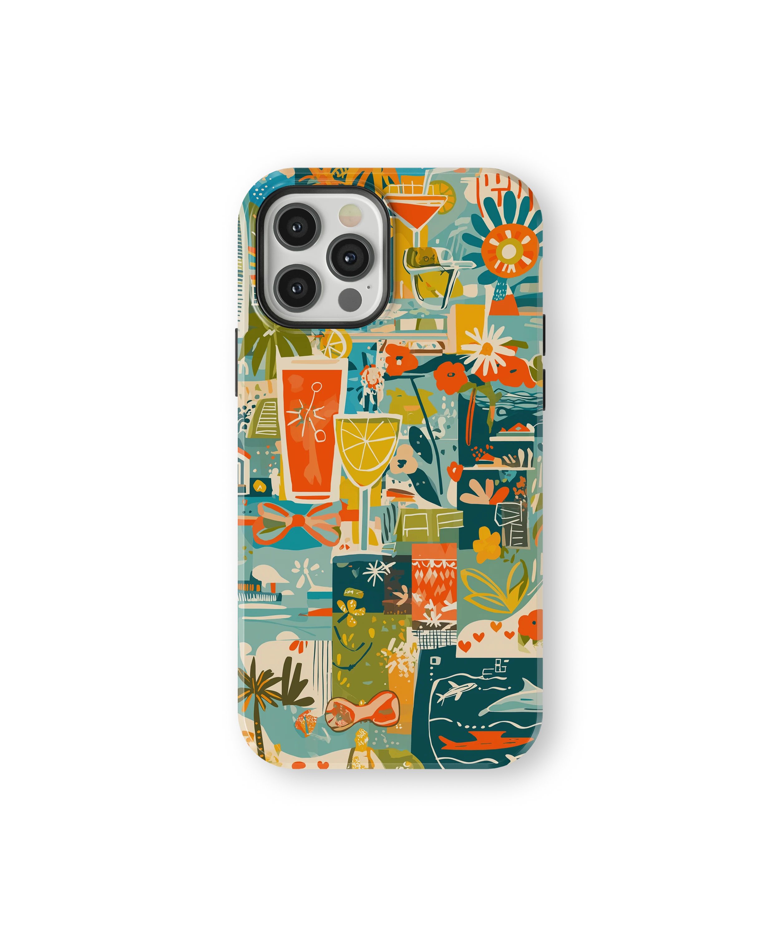 Coque iPhone – Design Summer Coloré & Lifestyle Tropical