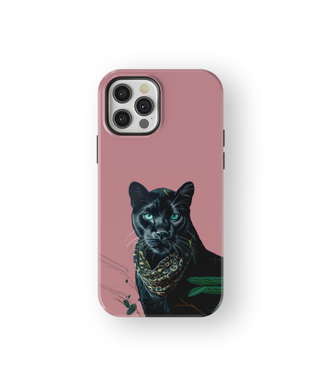Coque iPhone – Panthère Noire Élégante