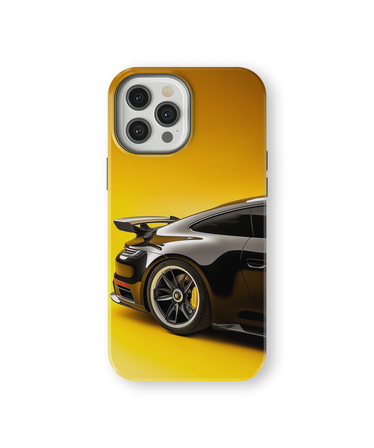 Coque iPhone – Porsche 911 Black & Yellow