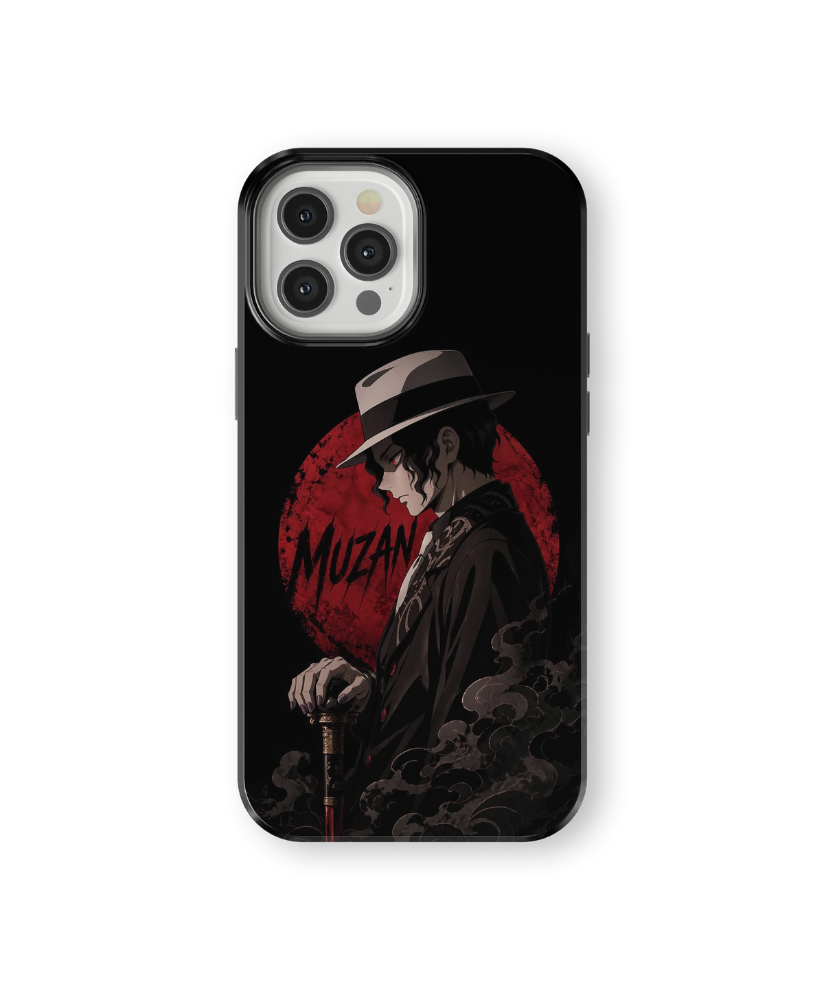 Coque iPhone – Muzan Kibutsuji Red Moon | Demon Slayer