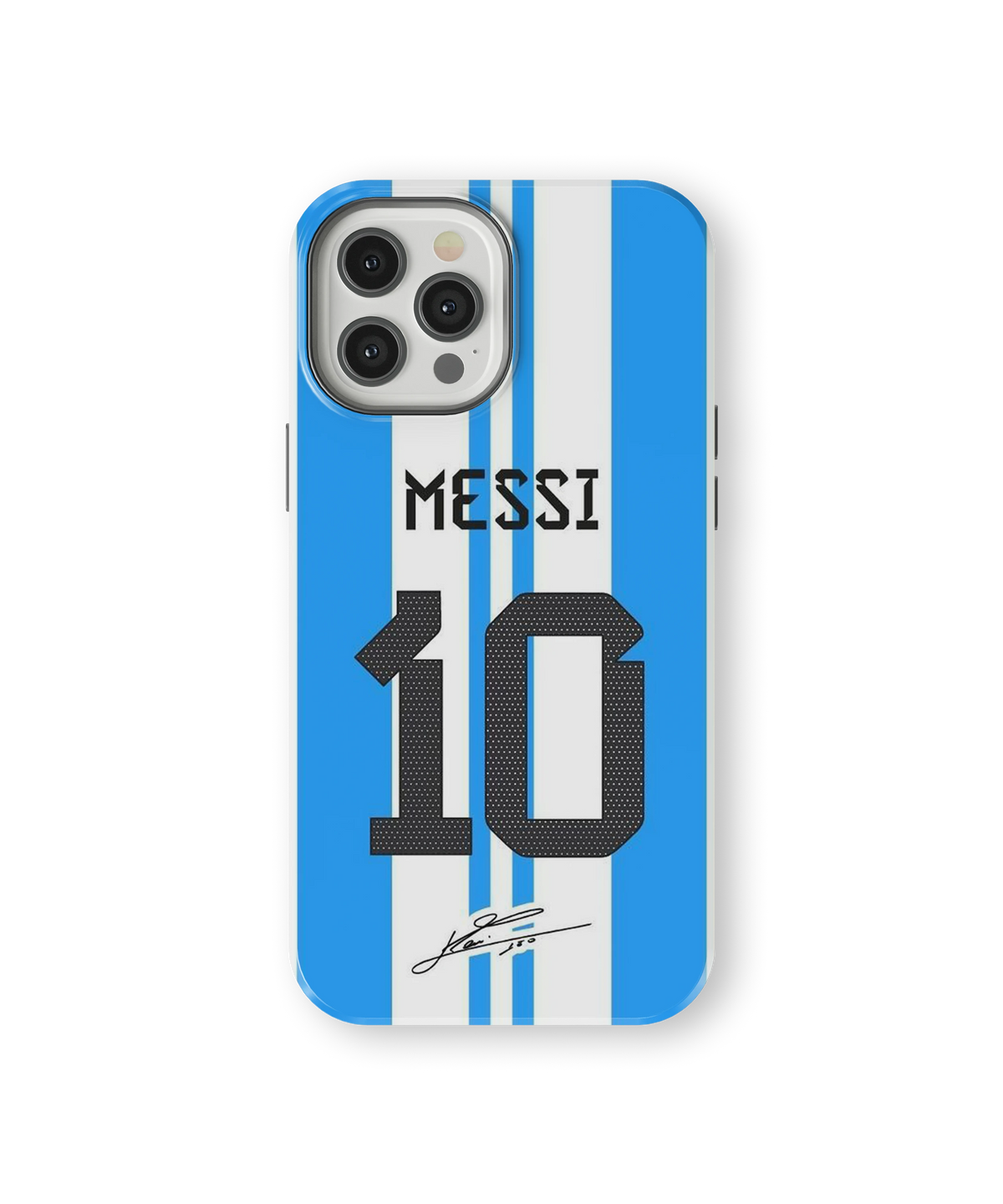 Coque iPhone Messi – Bleu et Blanc | Argentine