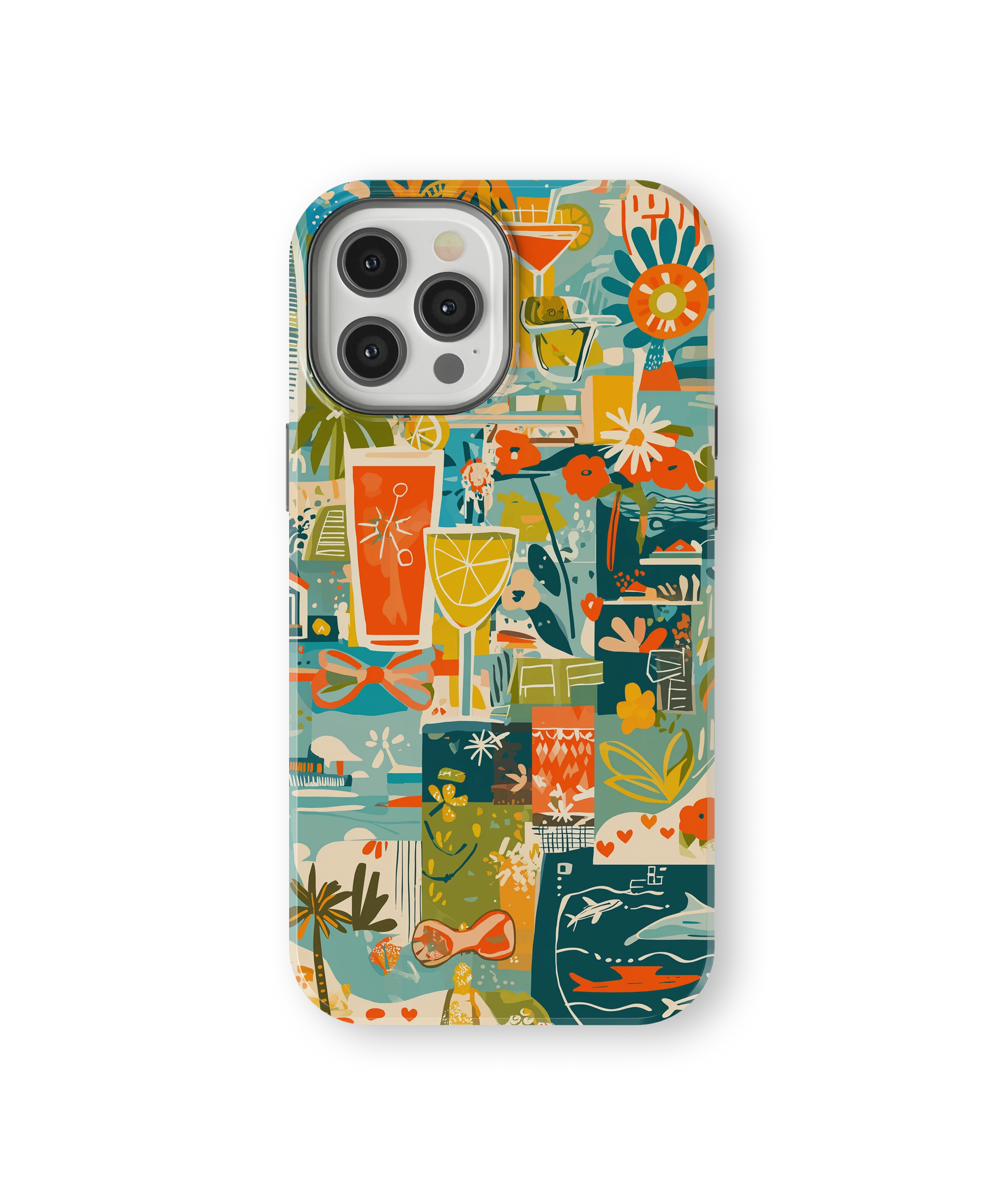 Coque iPhone – Design Summer Coloré & Lifestyle Tropical