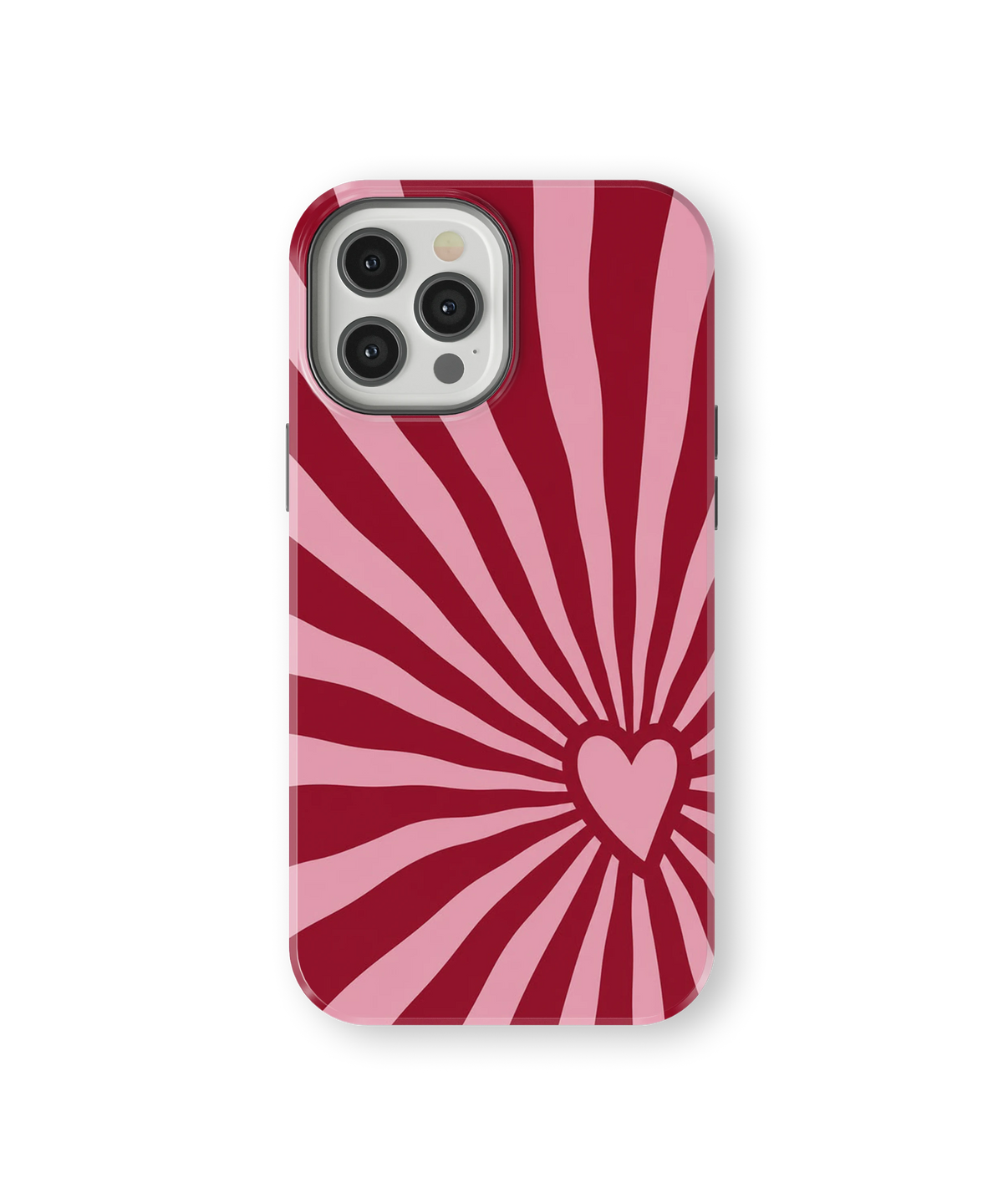 Coque iPhone – Design Cœur Pop Rose
