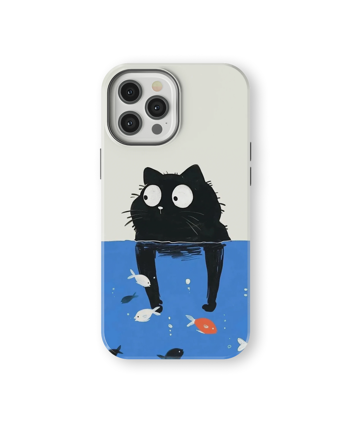 Coque iPhone – Design Chat Noir Océan