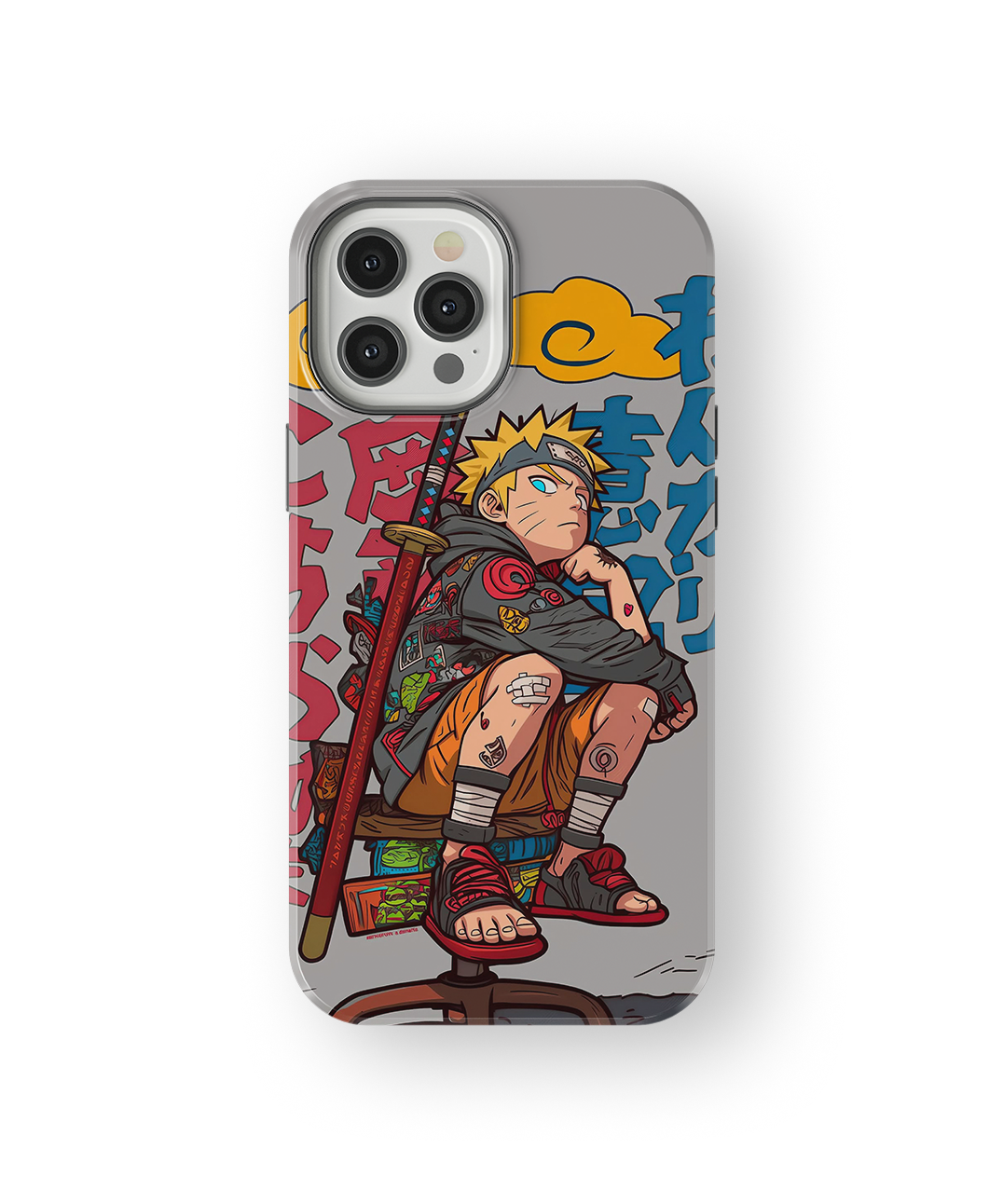 Coque iPhone Anime – Design Naruto Uzumaki Style Street Art