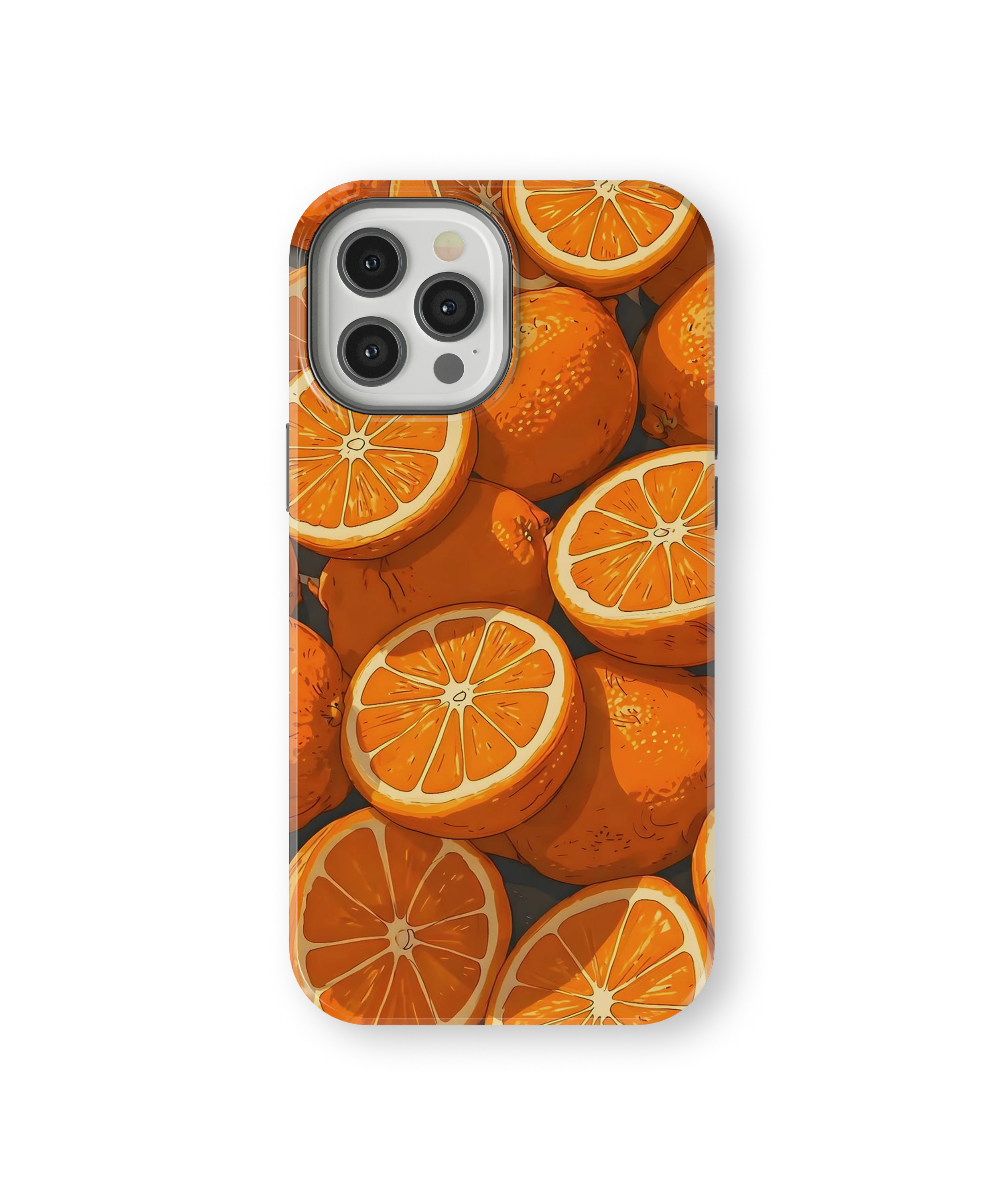Coque iPhone Motif Oranges Fraîches