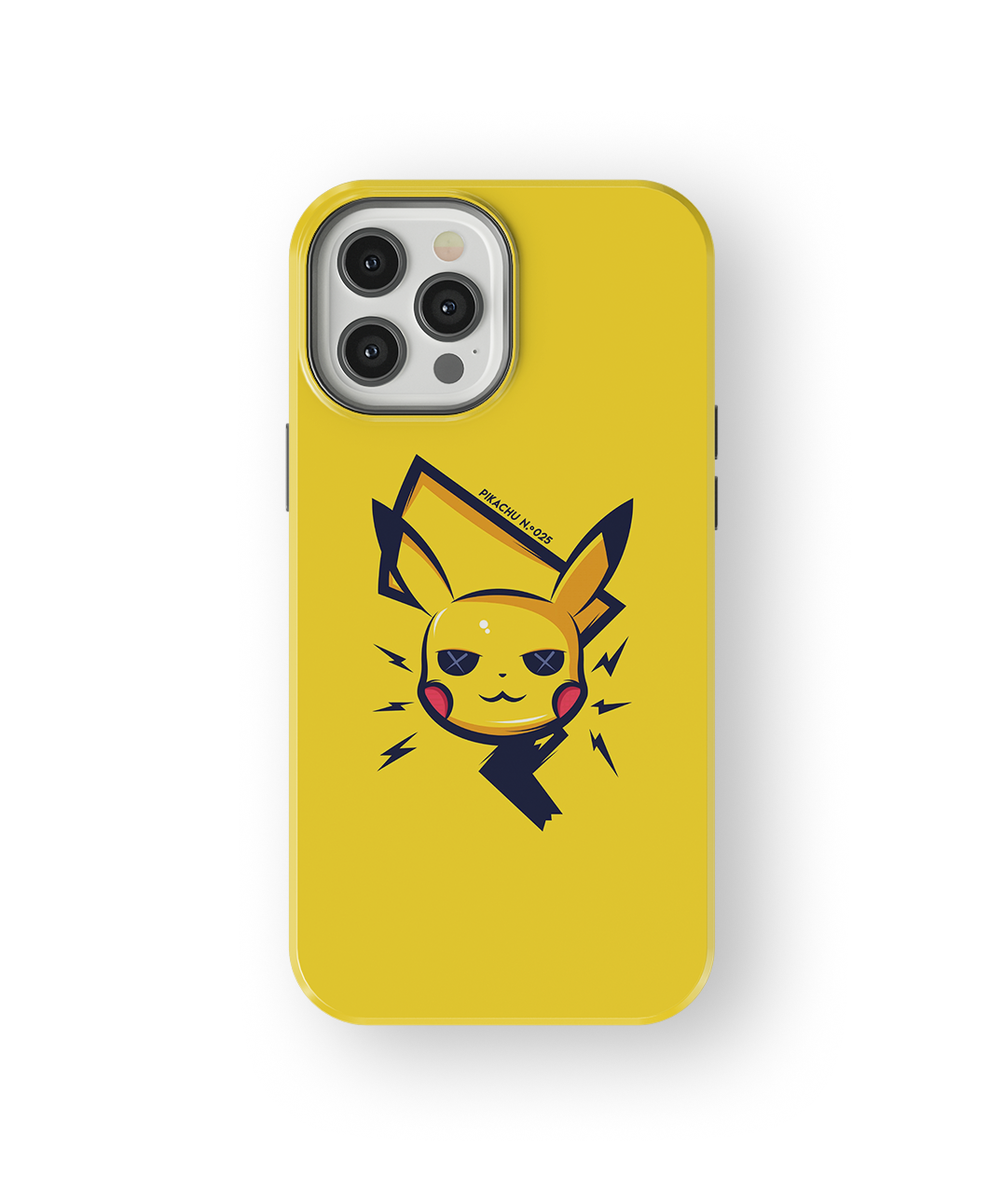 Coque iPhone – Pikachu Minimaliste & Électrique