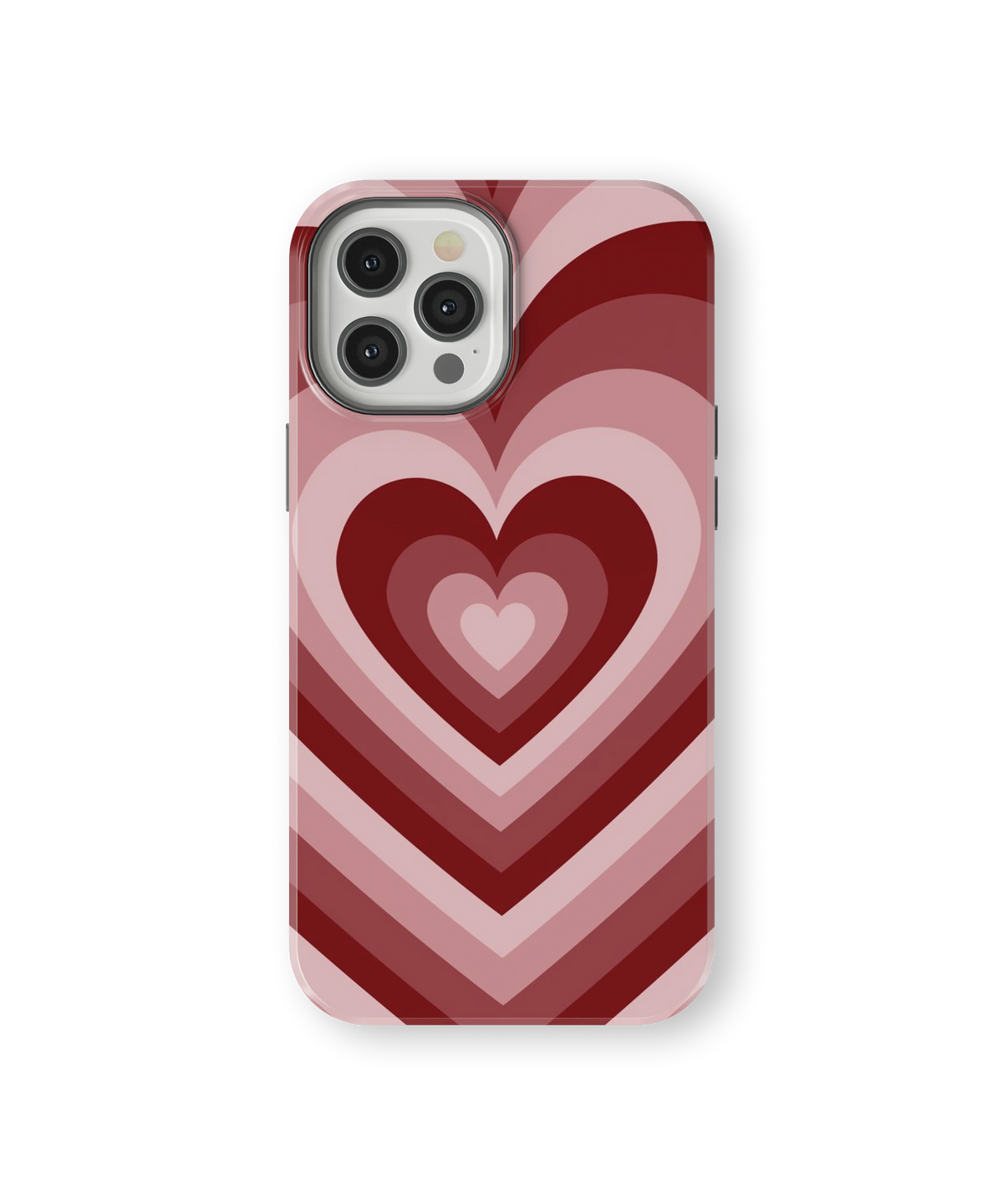 Coque iPhone – Design Cœurs Empilés