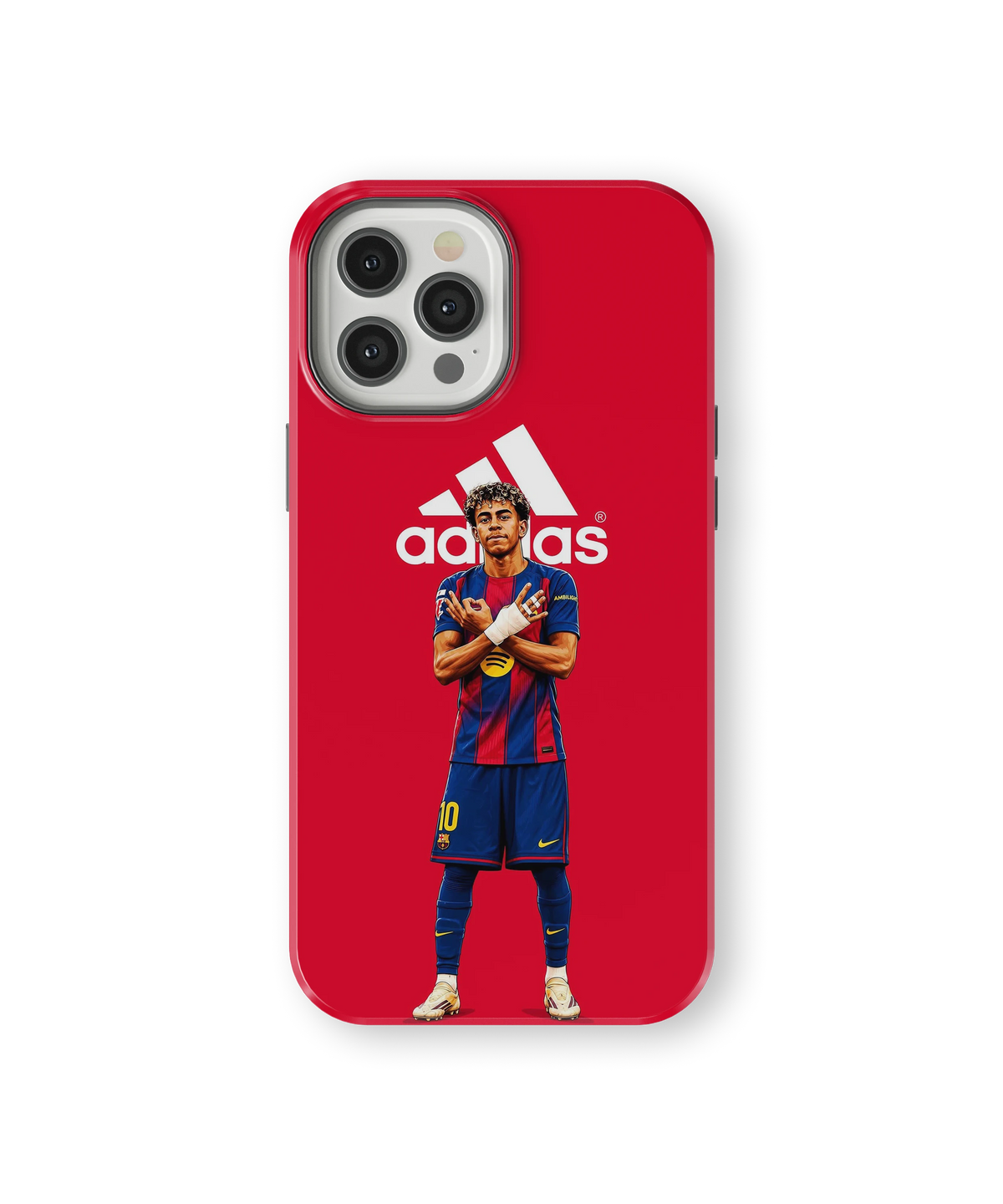 Coque iPhone – Design Foot Barcelona Red