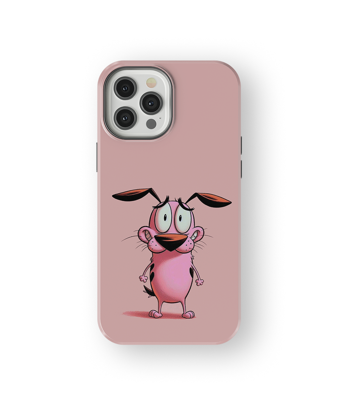 Coque iPhone – Design Courage le Chien