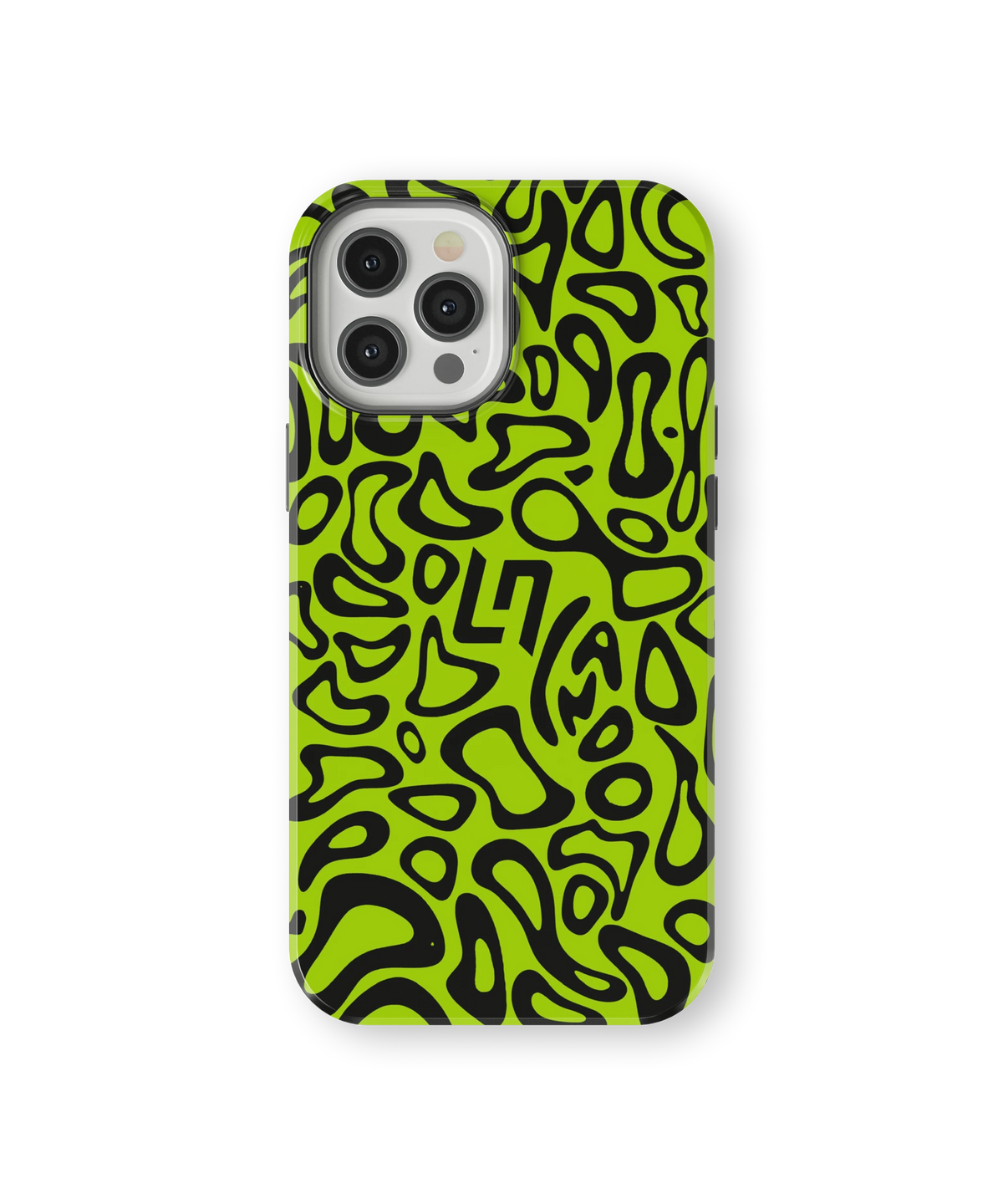 Coque iPhone – Design Fluorescent Noir