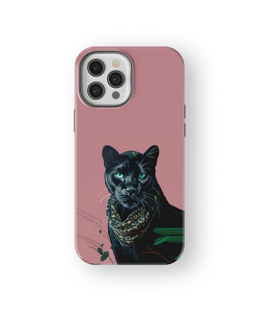 Coque iPhone – Panthère Noire Élégante