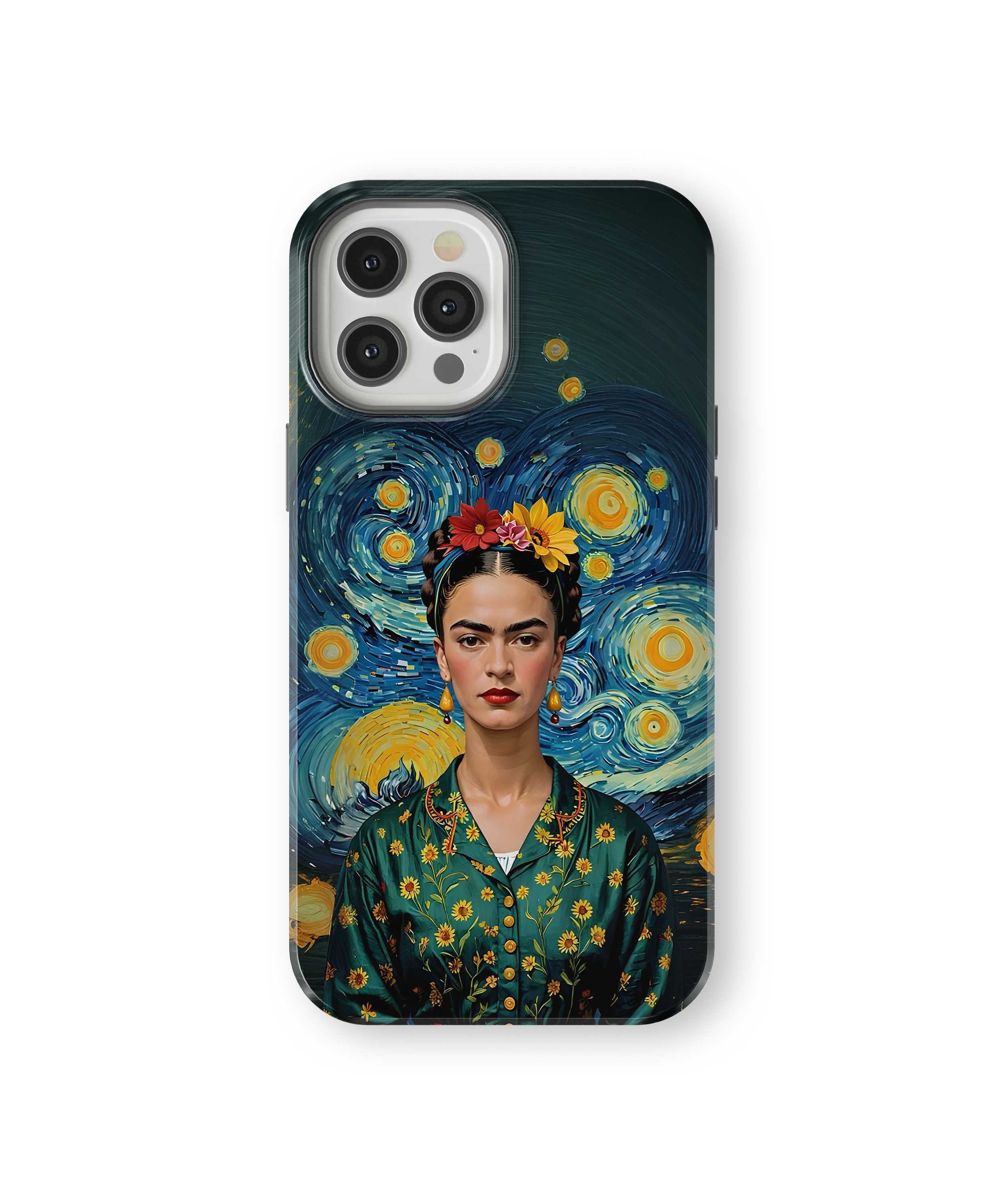 Coque iPhone – Portrait Artistique Inspiré de Frida Kahlo